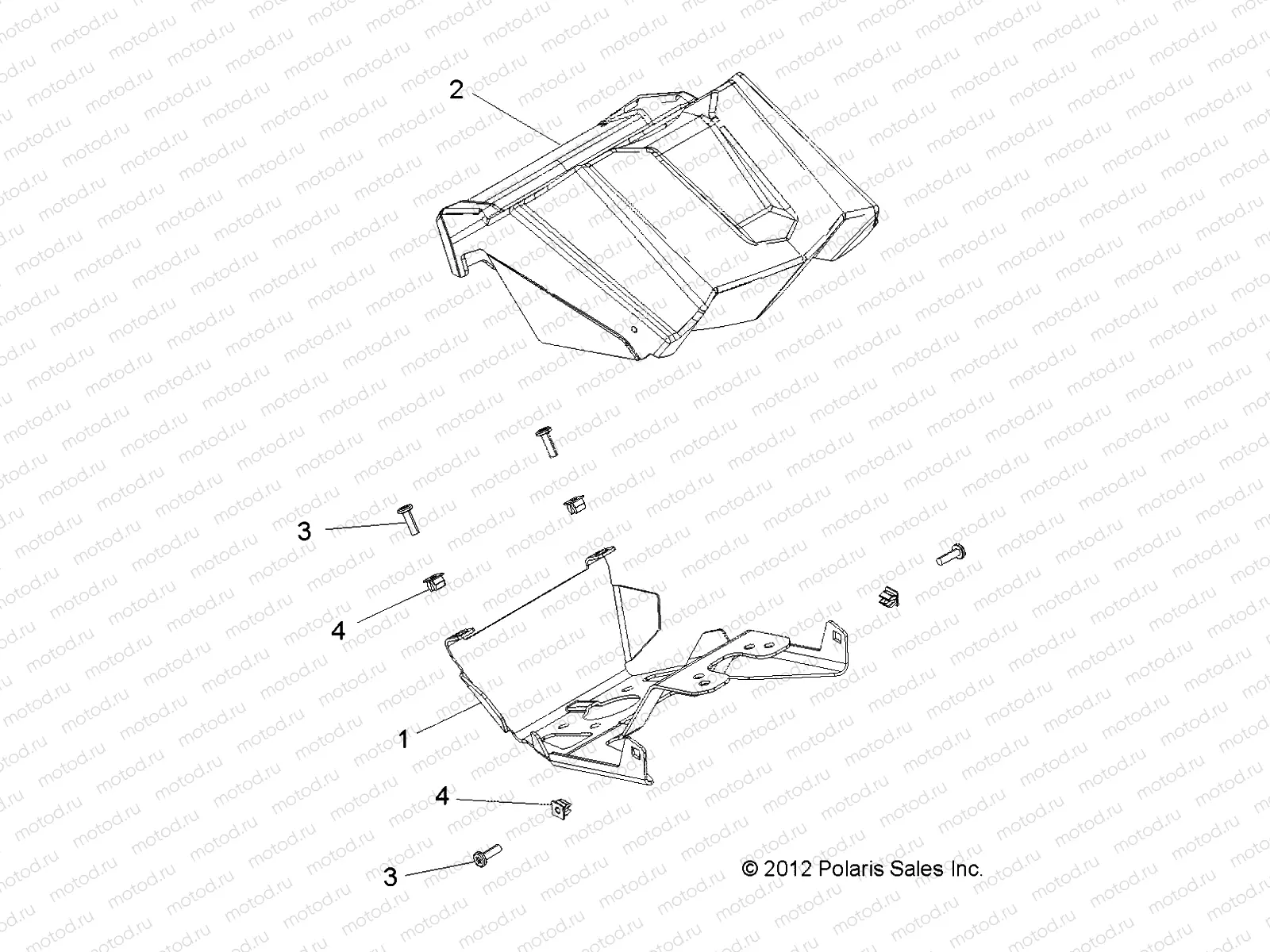 BODY | BODY, GAUGE POD - A13GH85AJ/EAK (49ATVGAUGES13850SCRAM)