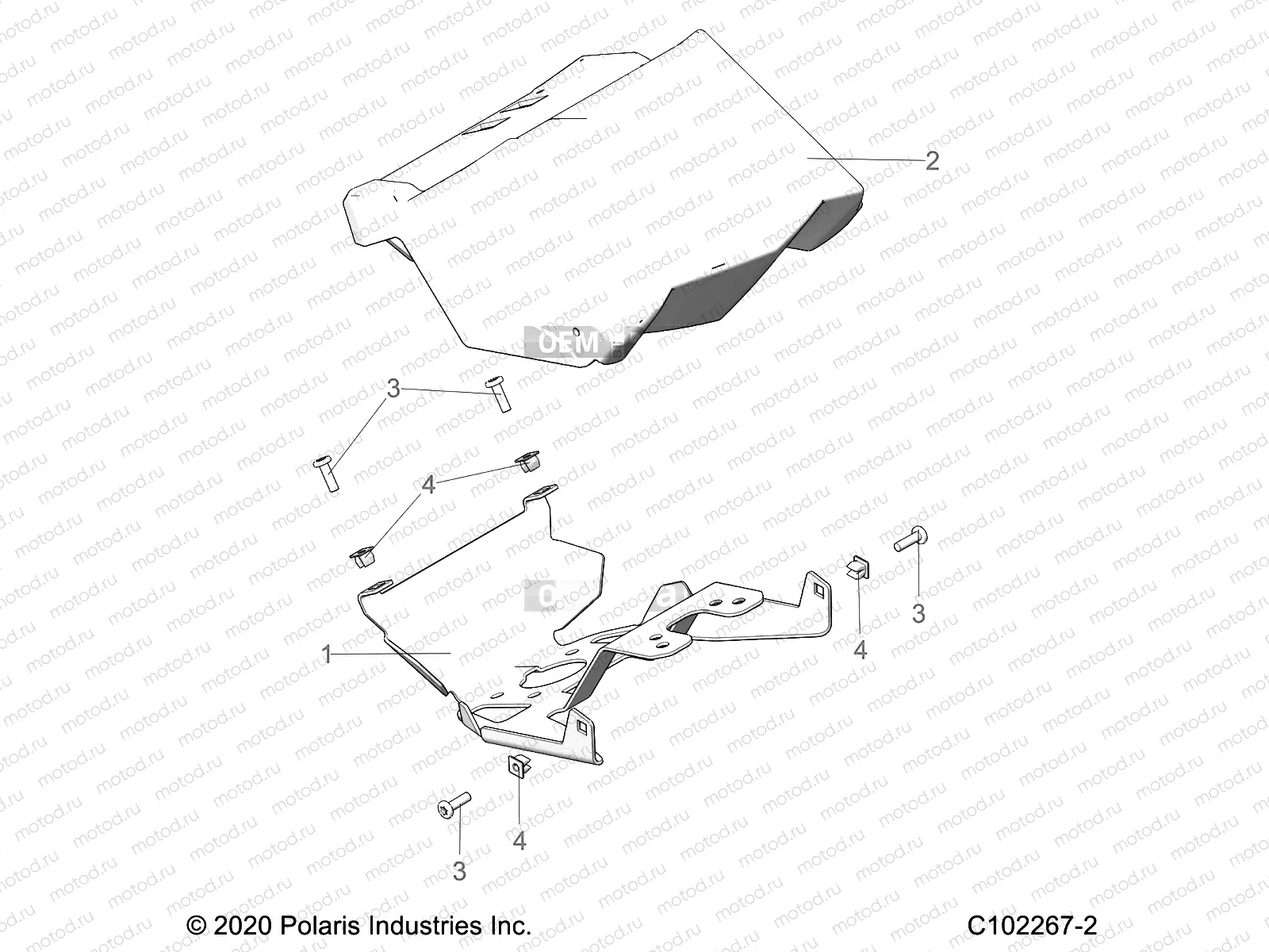 BODY | BODY, GAUGE POD - A20SVE95KR (C102267-2)