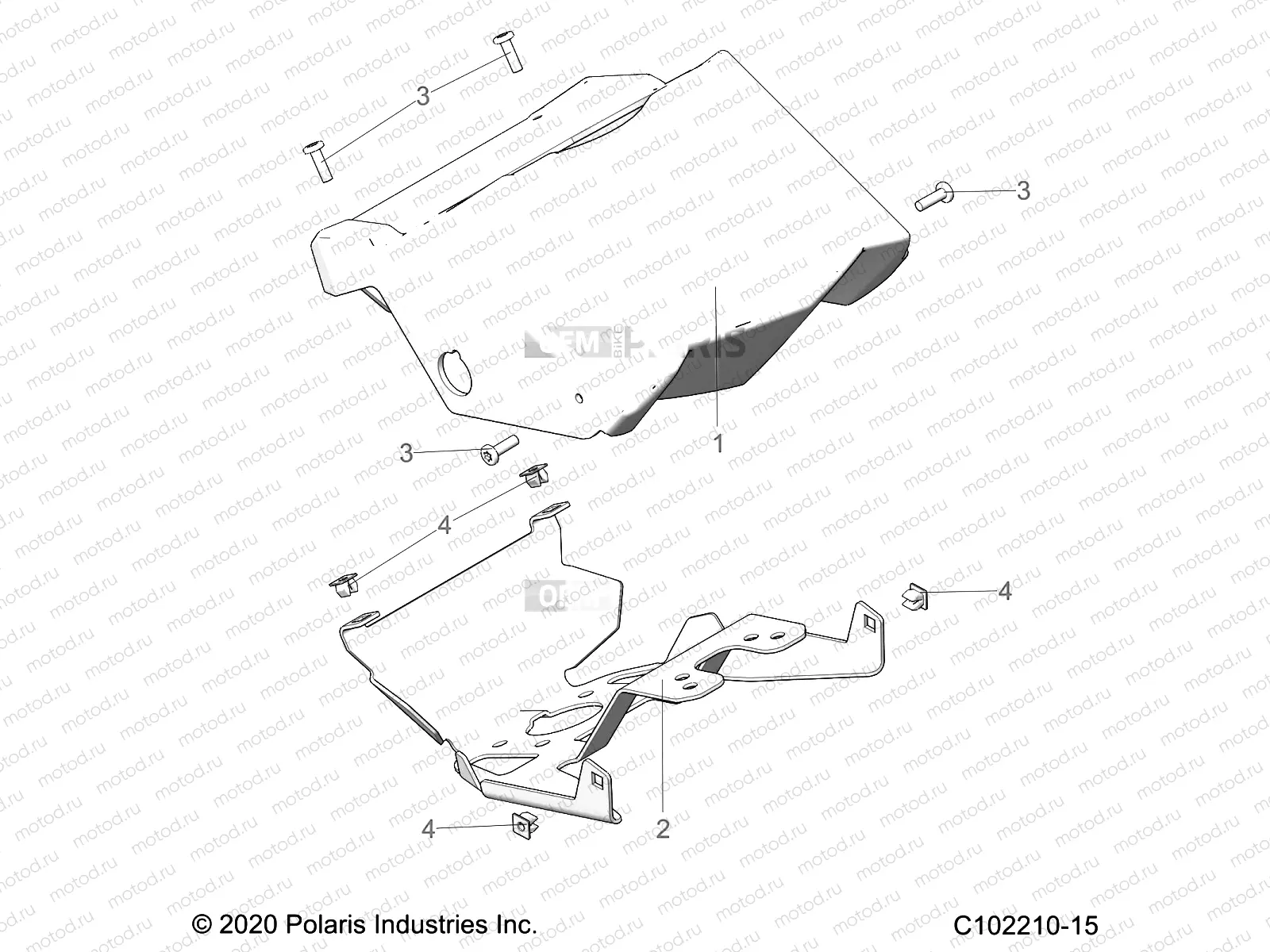 BODY | BODY, GAUGE POD - A21SXM95AG/CAG (C102210-15)