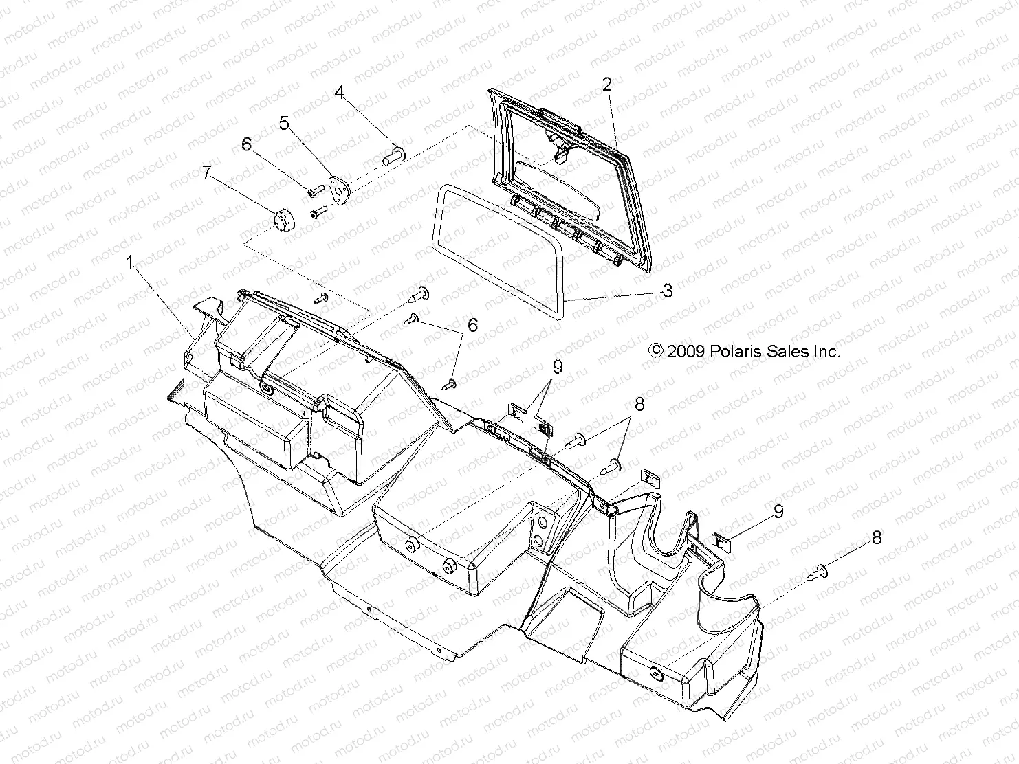 BODY | BODY, GLOVE BOX STORAGE - R10TH76/TY76 ALL OPTIONS (49RGRGLOVEBOX108004X4)
