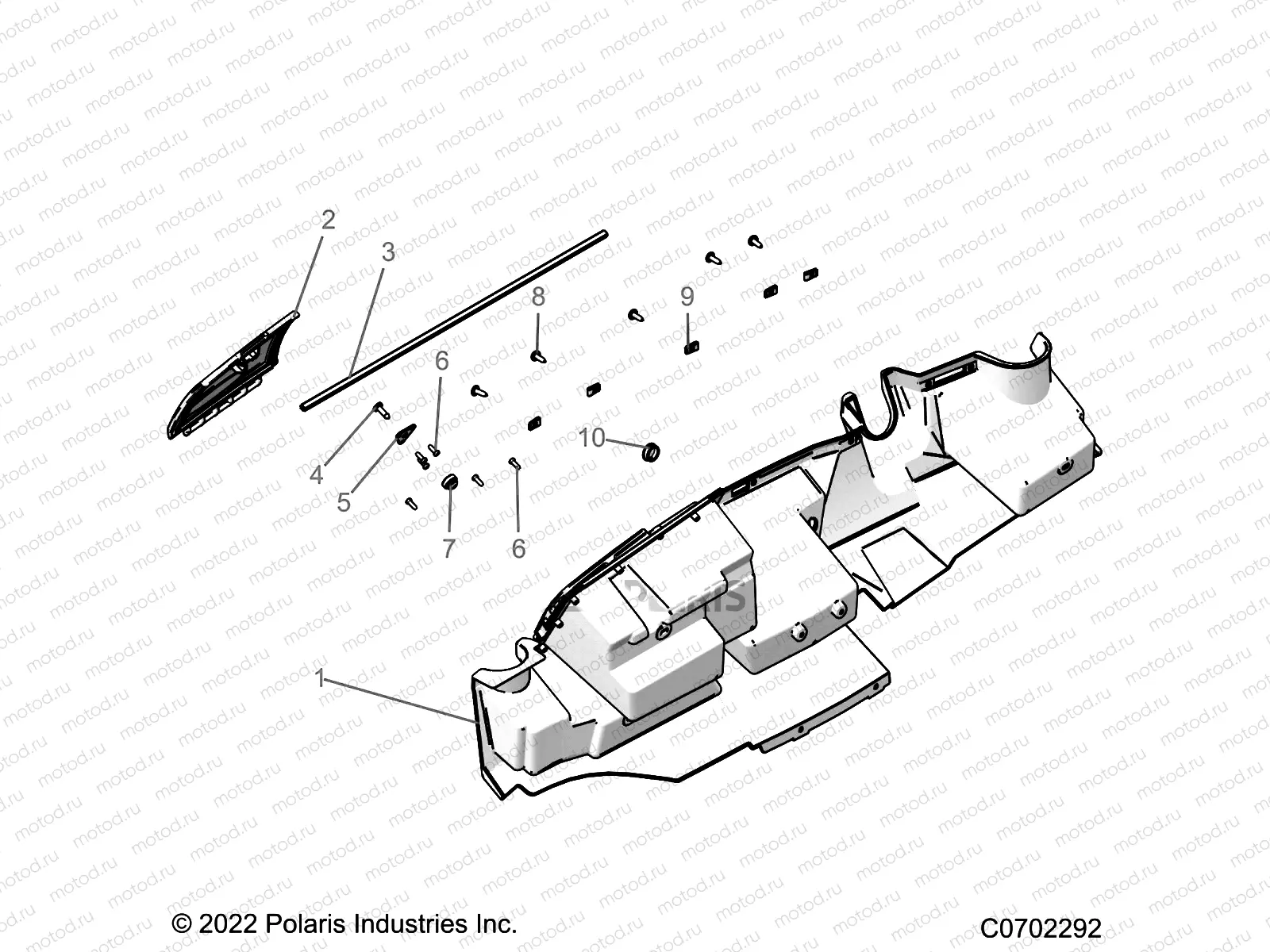 BODY | BODY, GLOVE BOX STORAGE - R23CDA57A1 (C0702292)