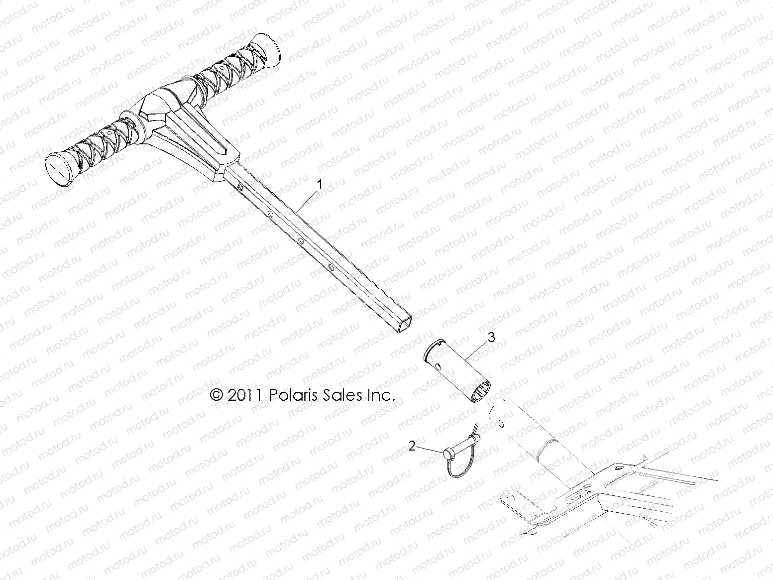 BODY | BODY, GRAB BAR, PASSENGER - Z14XT9EFX (49RGRGRABBAR12RZRXP900)