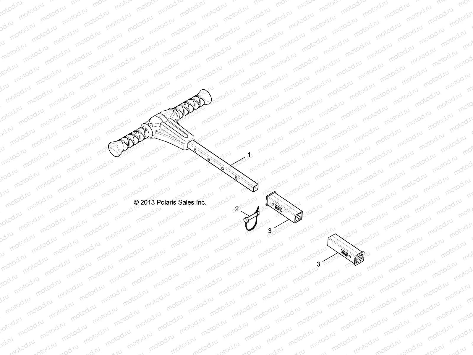 BODY | BODY, GRAB BAR, PASSENGER - Z15VDE99FV (49RGRGRABBAR14RZR1000)