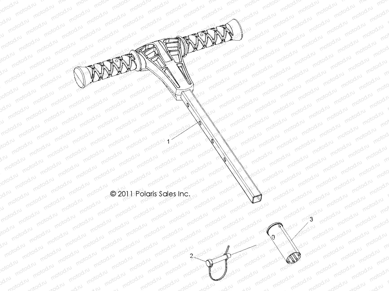 BODY | BODY, GRAB BAR, PASSENGER - Z18VHE57BV (49RGRGRABBAR12RZR4)