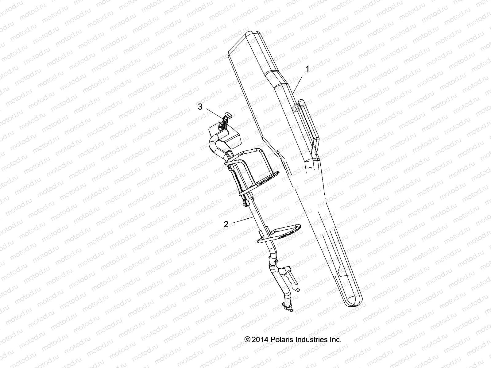 BODY | BODY, GUN BOOT - A20SHD57A9 (49ATVGUNBOOT15570SP)