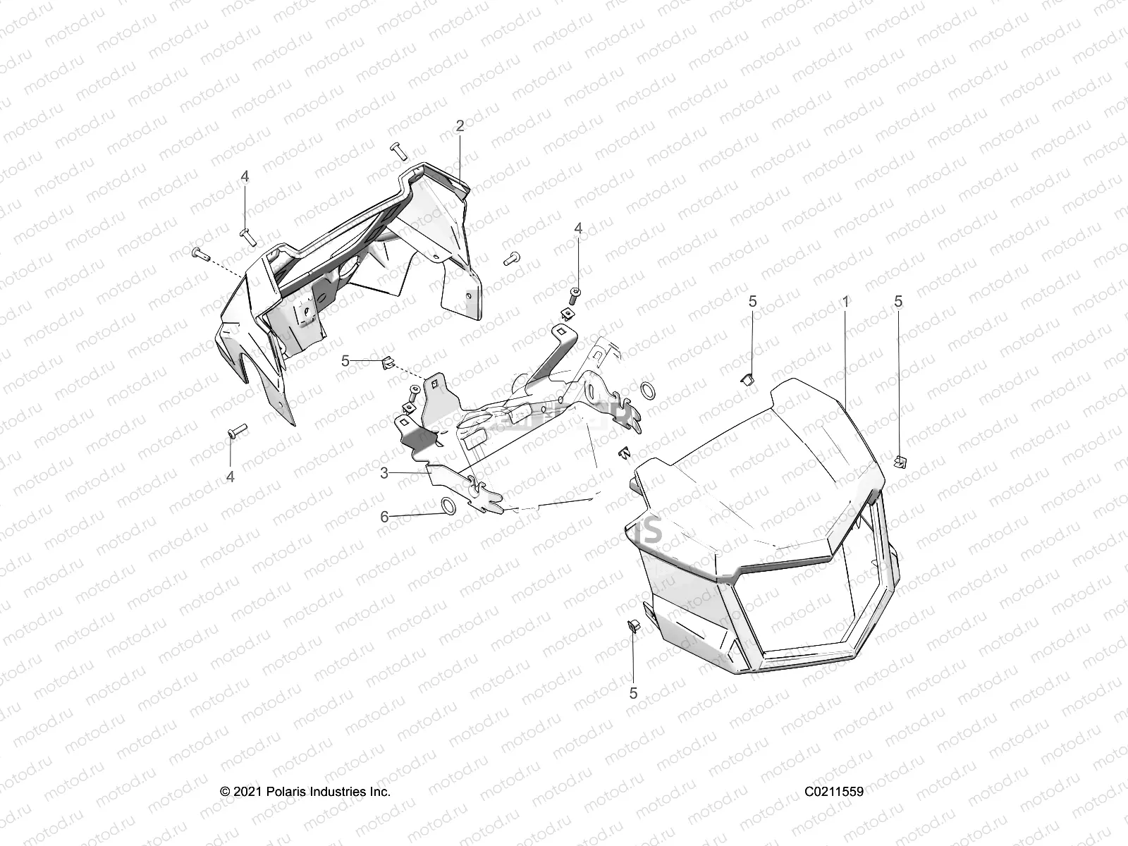 BODY | BODY, HEADLIGHT POD - A23SLZ95AK (C0211559)