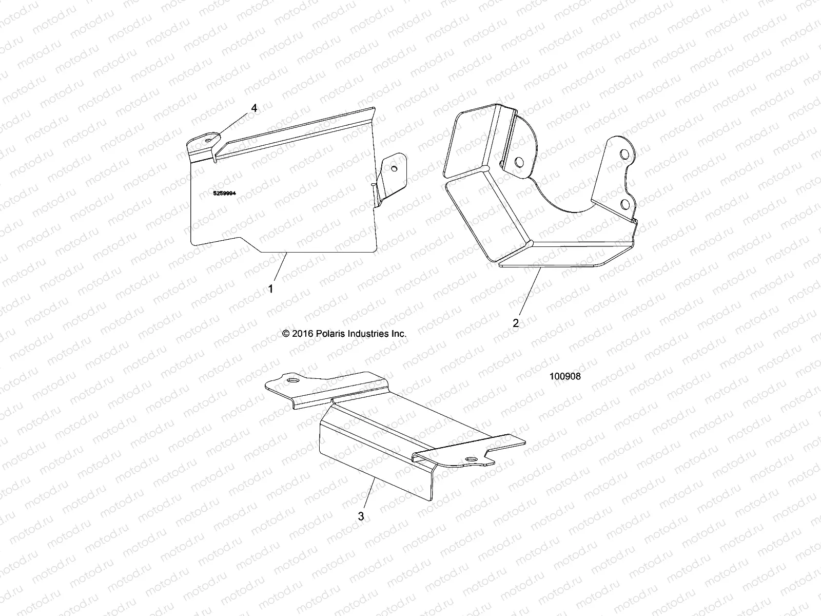 BODY | BODY, HEAT SHIELDS - A18SYE85BB (100908)
