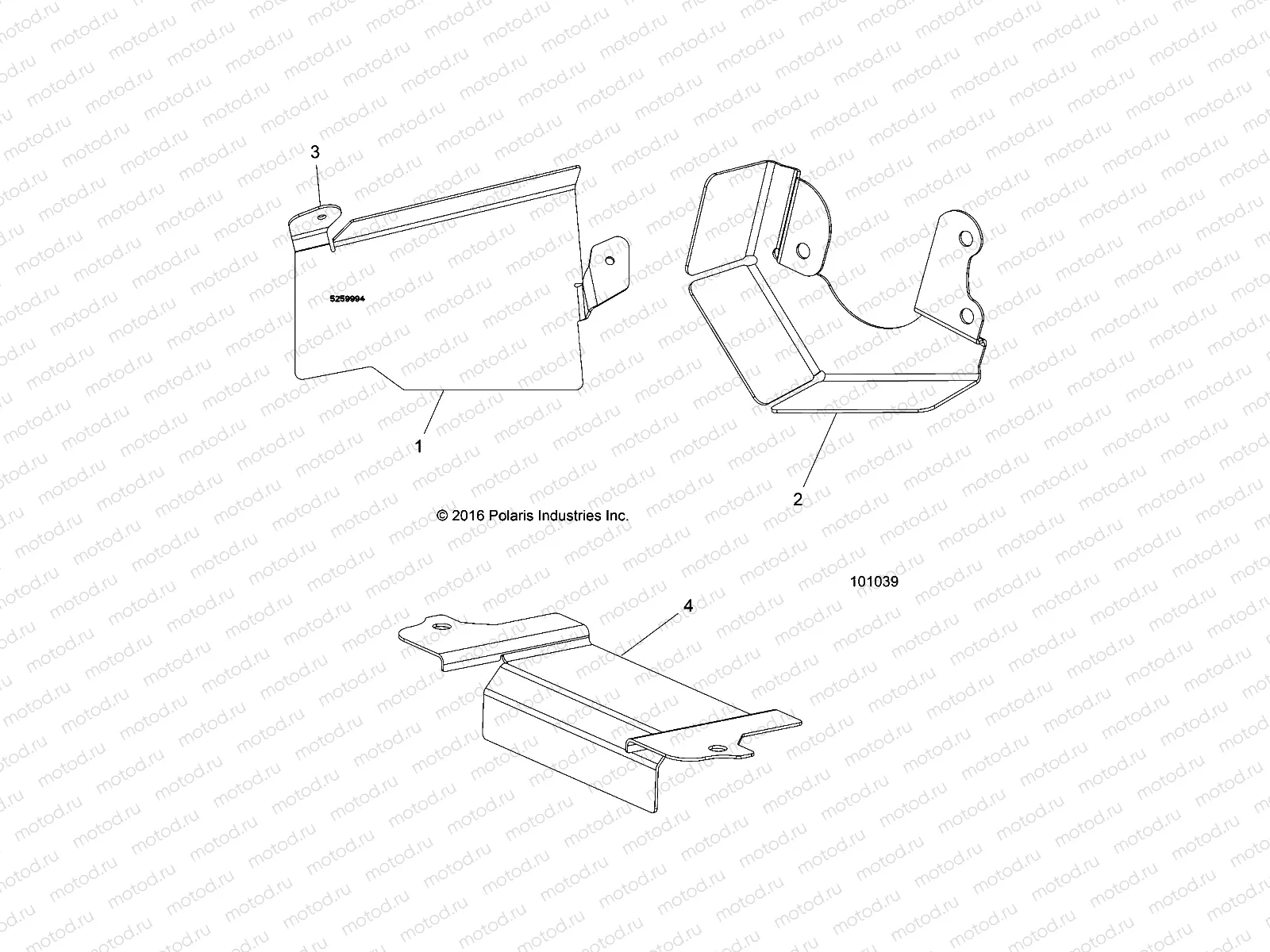BODY | BODY, HEAT SHIELDS - A19SYS95CH (101039)