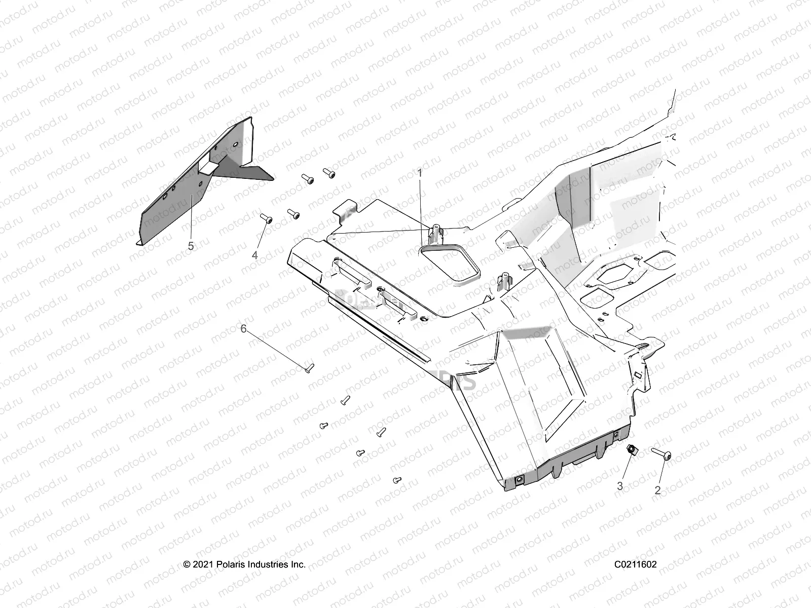 BODY | BODY, HEAT SHIELDS - A22SXZ95AK (C0211602)