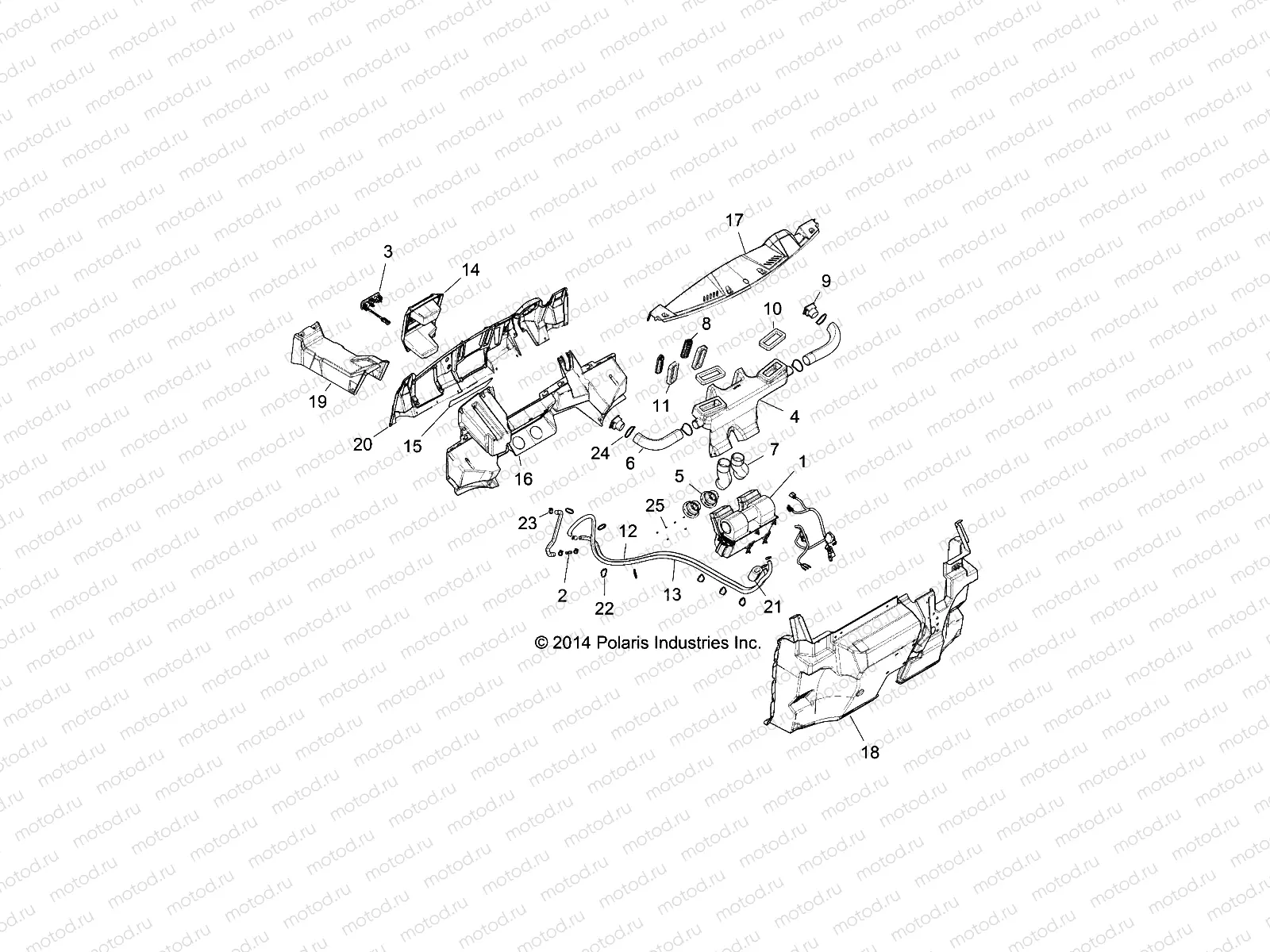 BODY | BODY, HEATER AND DASH - R15RTE87A2 ALL OPTIONS (49RGRDASH15900XP)