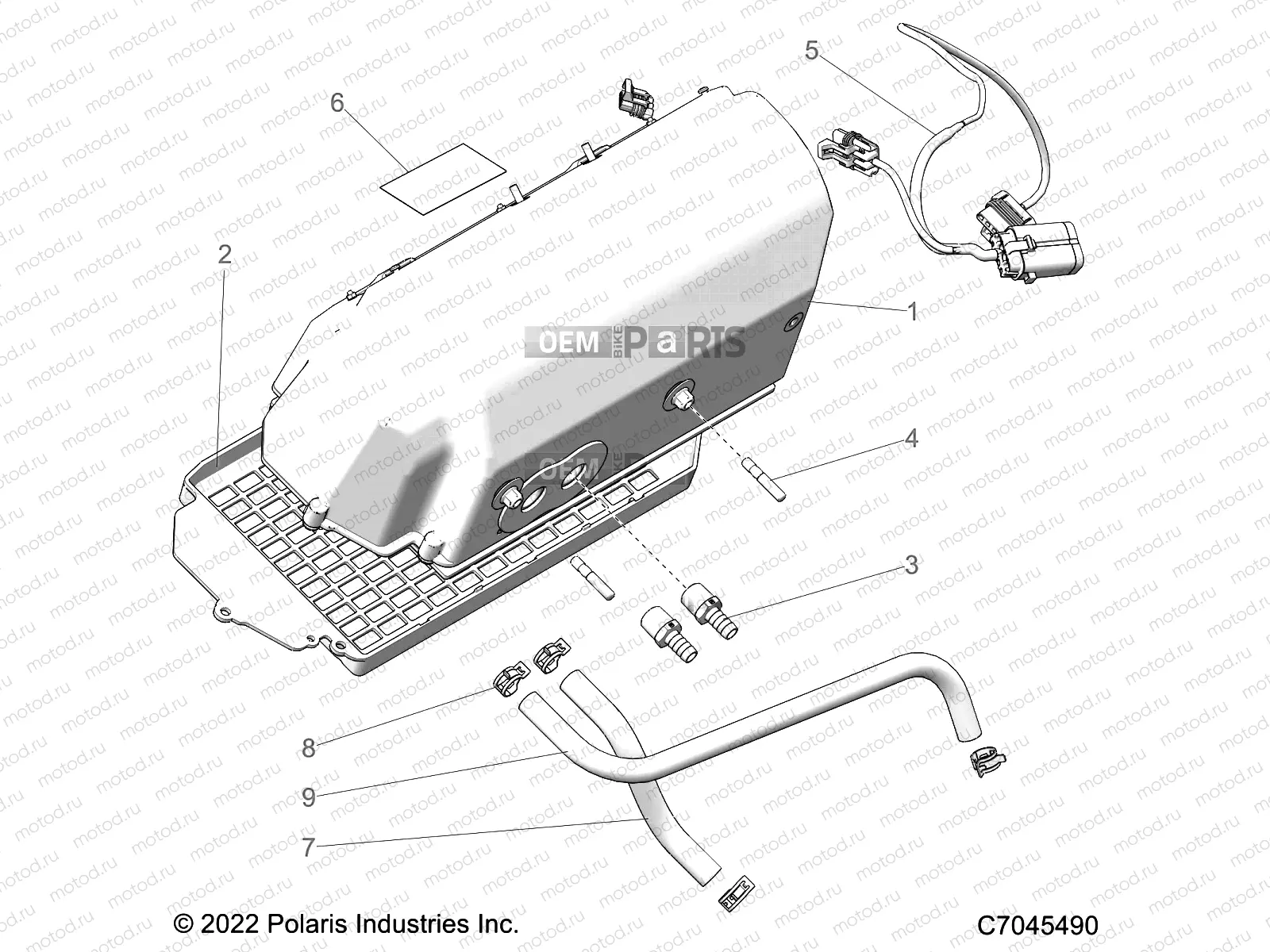 BODY | BODY, HEATER ASSEMBLY - D22P2FD4B4/GD4B4 (C7045490)
