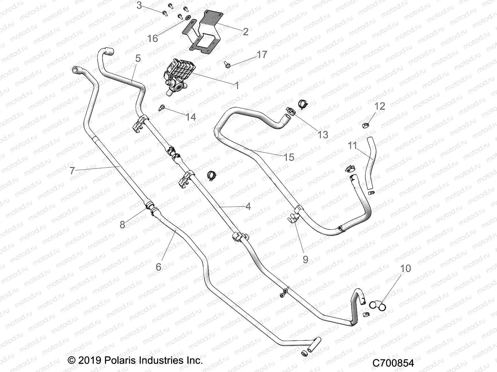 BODY | BODY, HEATER ROUTING - R20RSR99A/B (700854)