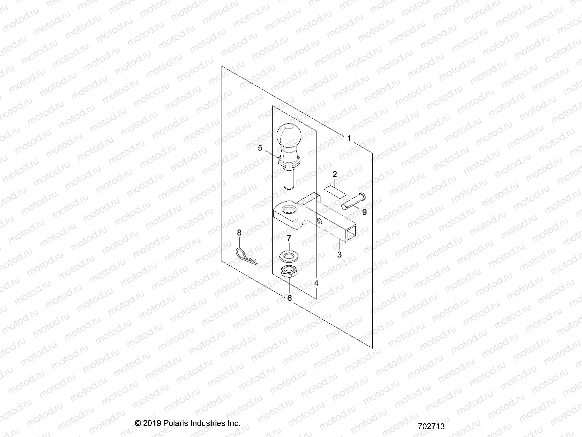 BODY | BODY, HITCH, TRACTOR - Z20NAS99CC (702713)