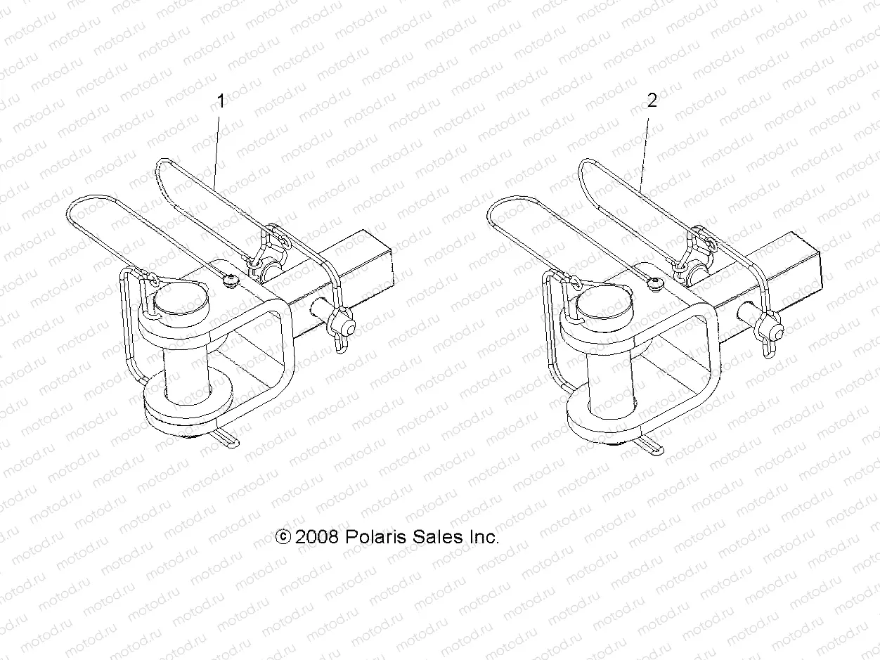 BODY | BODY, HITCHES - A16SUS57C1 (49ATVSPEEDHITCH09SP500TR)