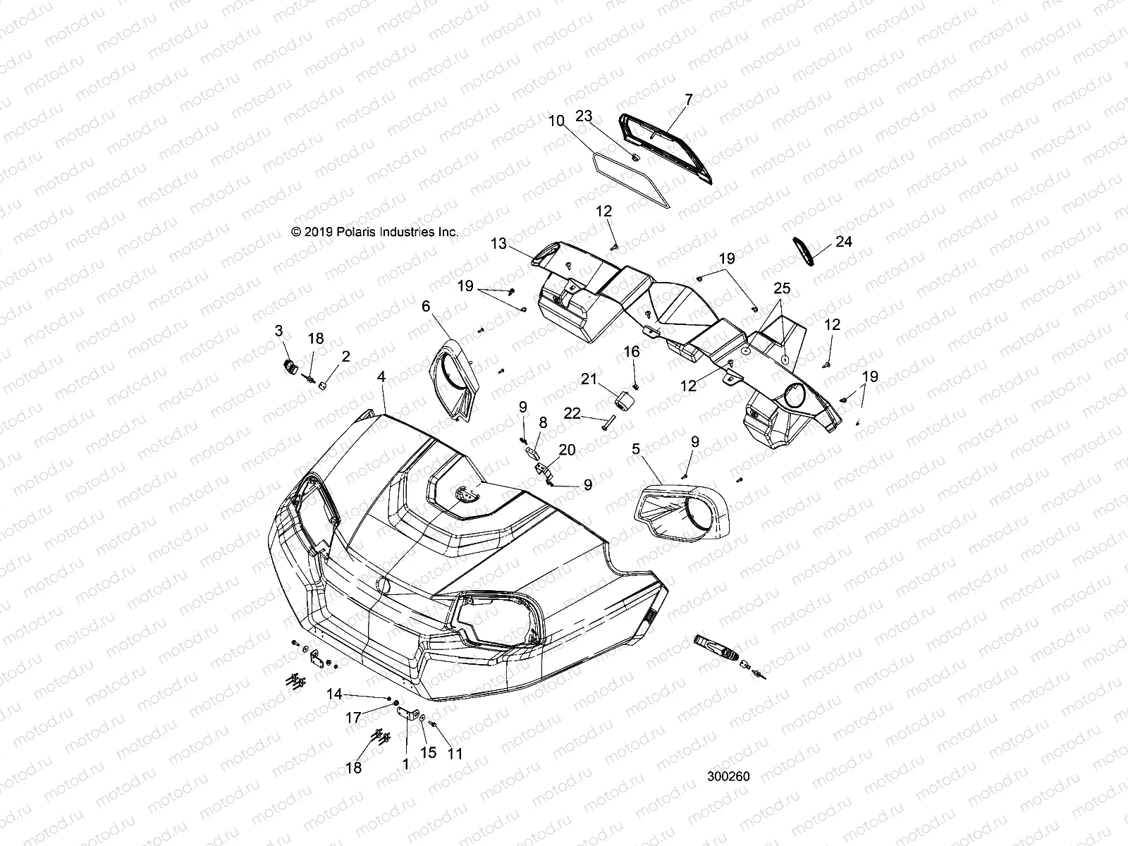 BODY | BODY, HOOD AND DASH - L19U2NAFLA (300260)