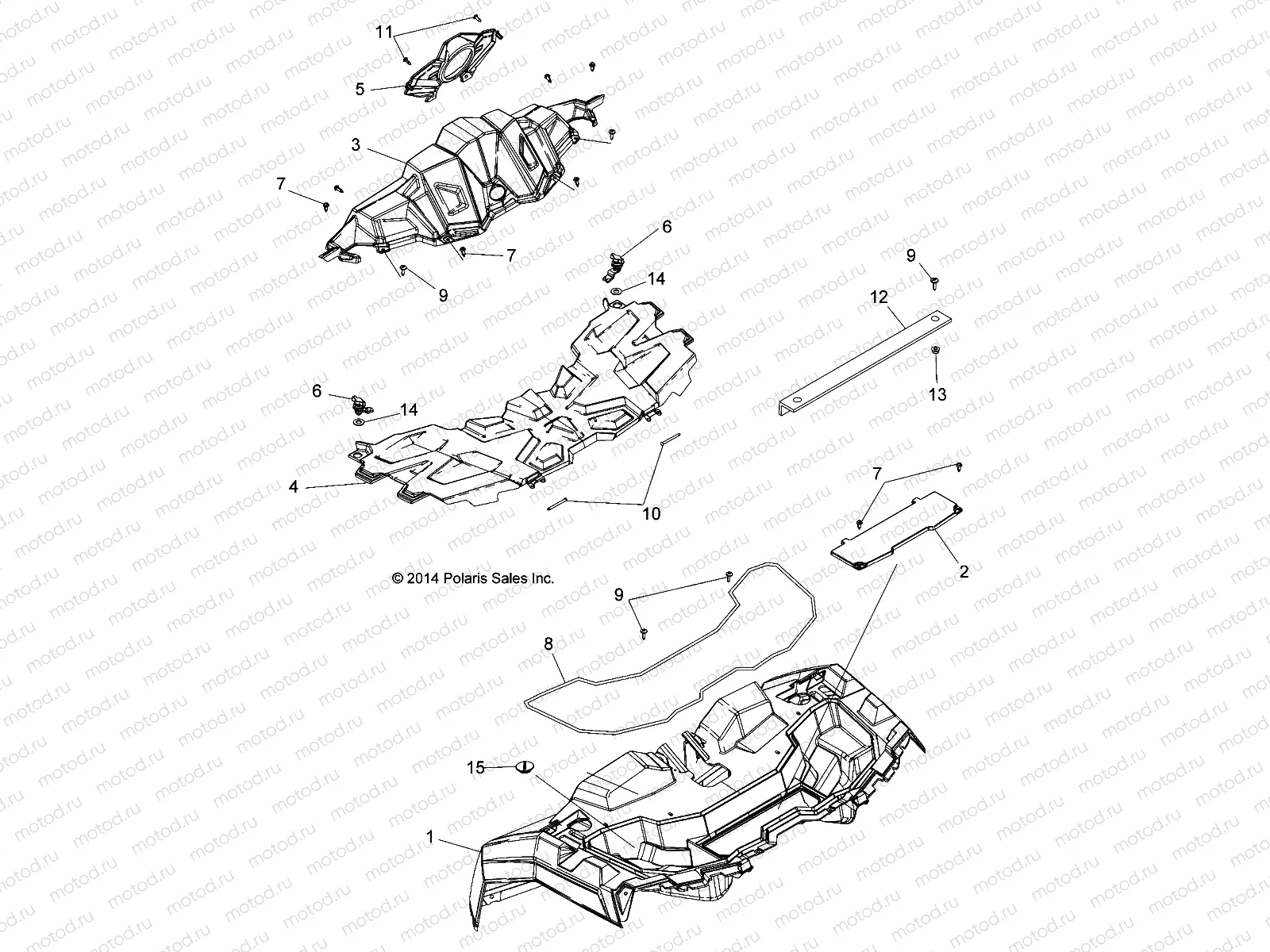 BODY | BODY, HOOD AND FRONT BODY WORK - A14BH33FJ (49ATVCAB14325)