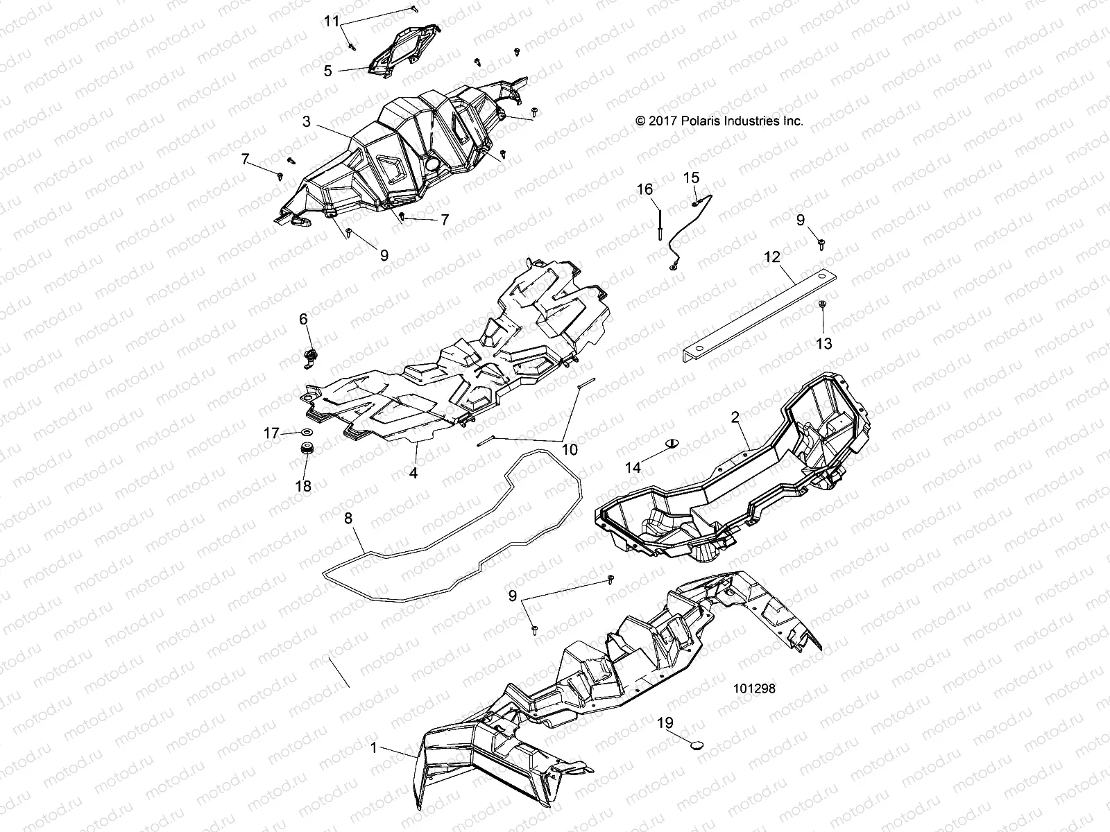 BODY | BODY, HOOD AND FRONT BODY WORK - A19DCE87AK (101298)