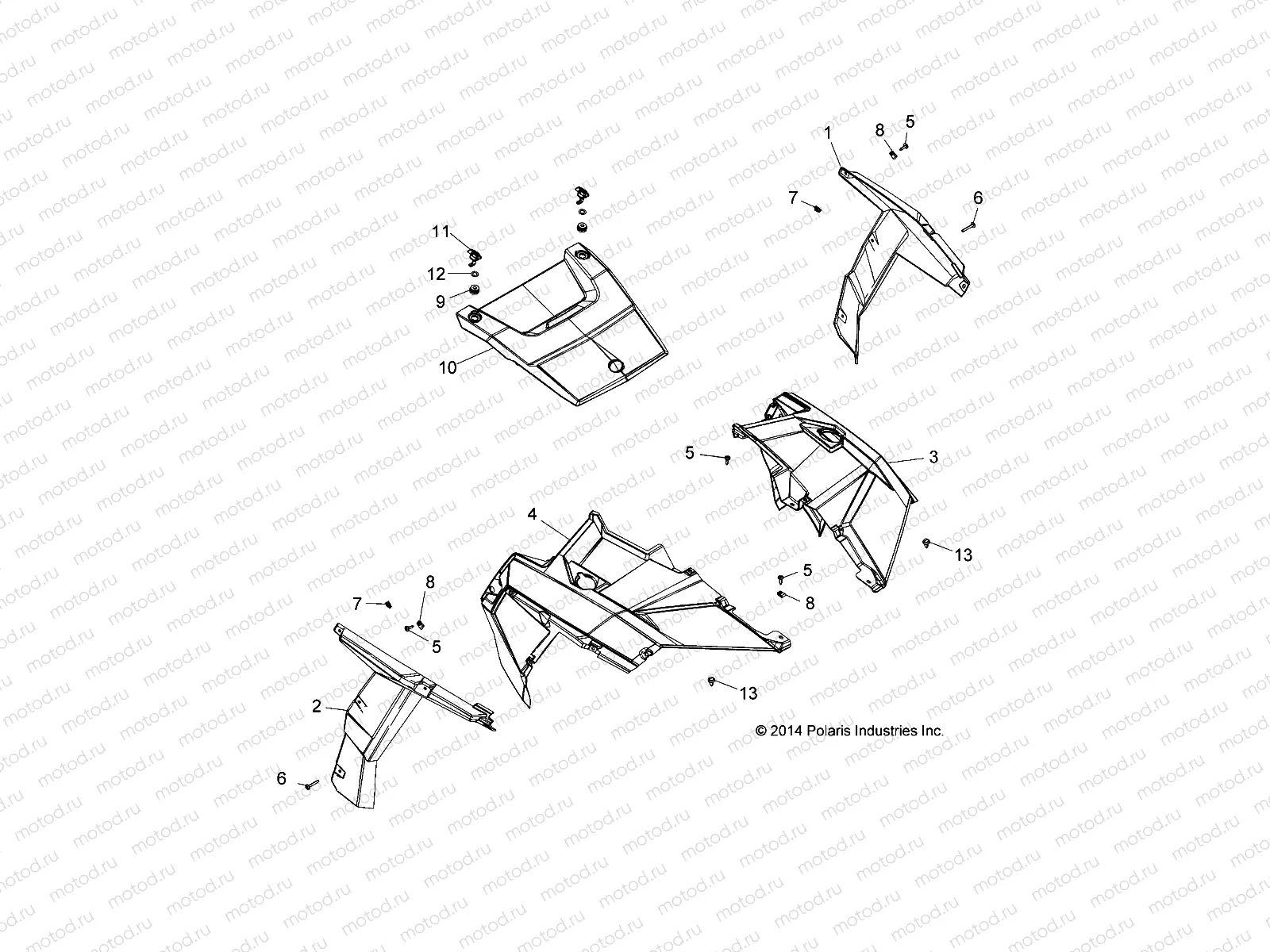 BODY | BODY, HOOD AND FRONT BODY WORK - Z15VA87 ALL OPTIONS (49RGRHOOD15Z90050)
