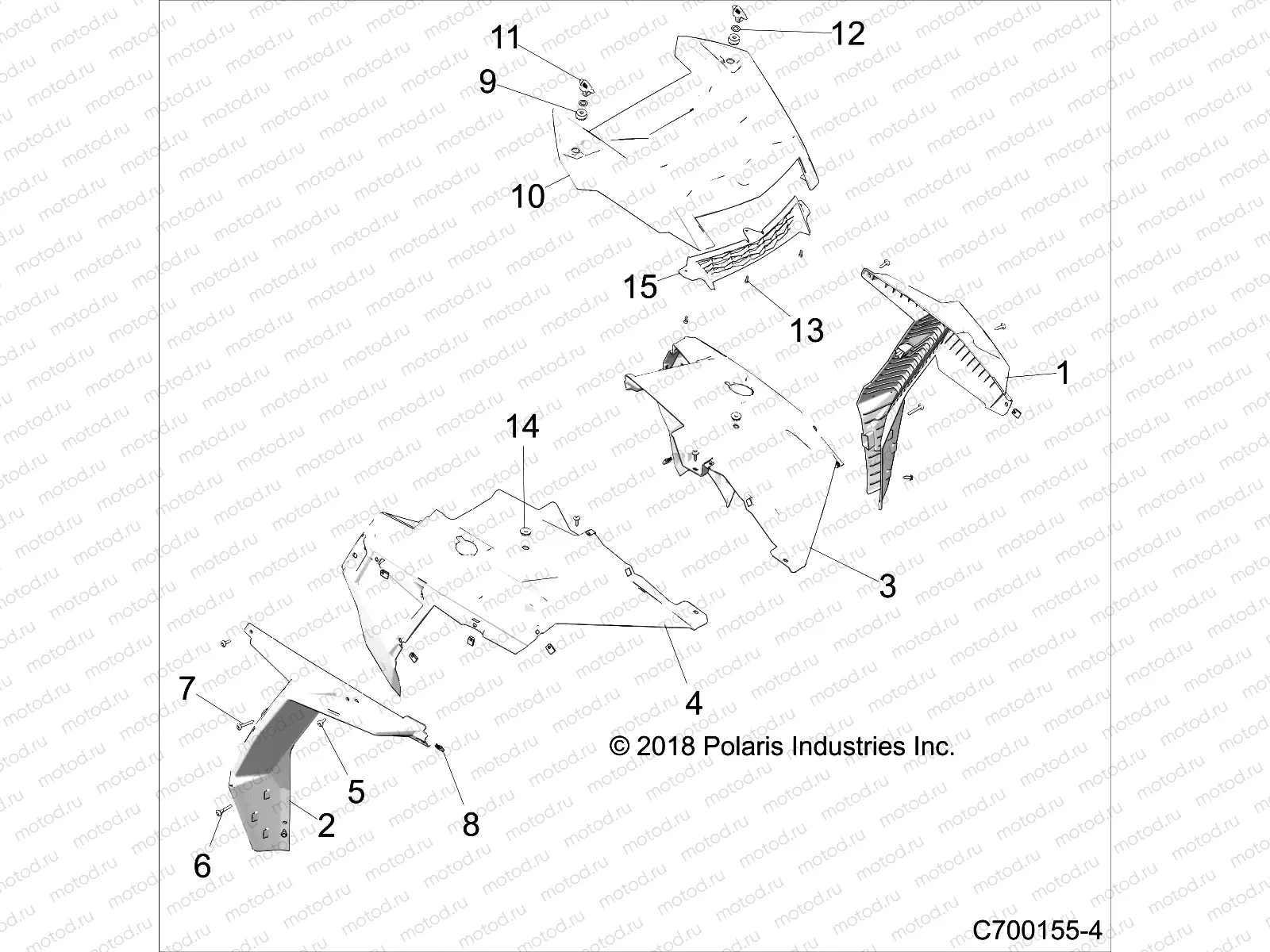 BODY | BODY, HOOD AND FRONT BODY WORK - Z19VEL92AK/BK/AR/BR/LR/AM/BM (C700155-4)