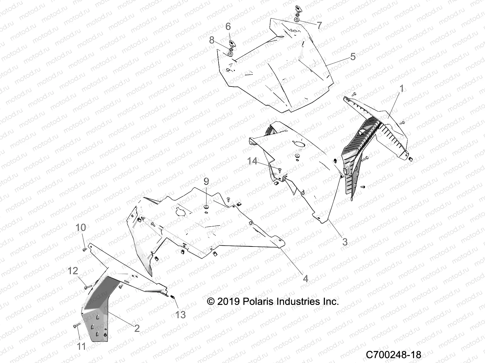 BODY | BODY, HOOD AND FRONT BODY WORK - Z22NAS99CZ (C700248-18)