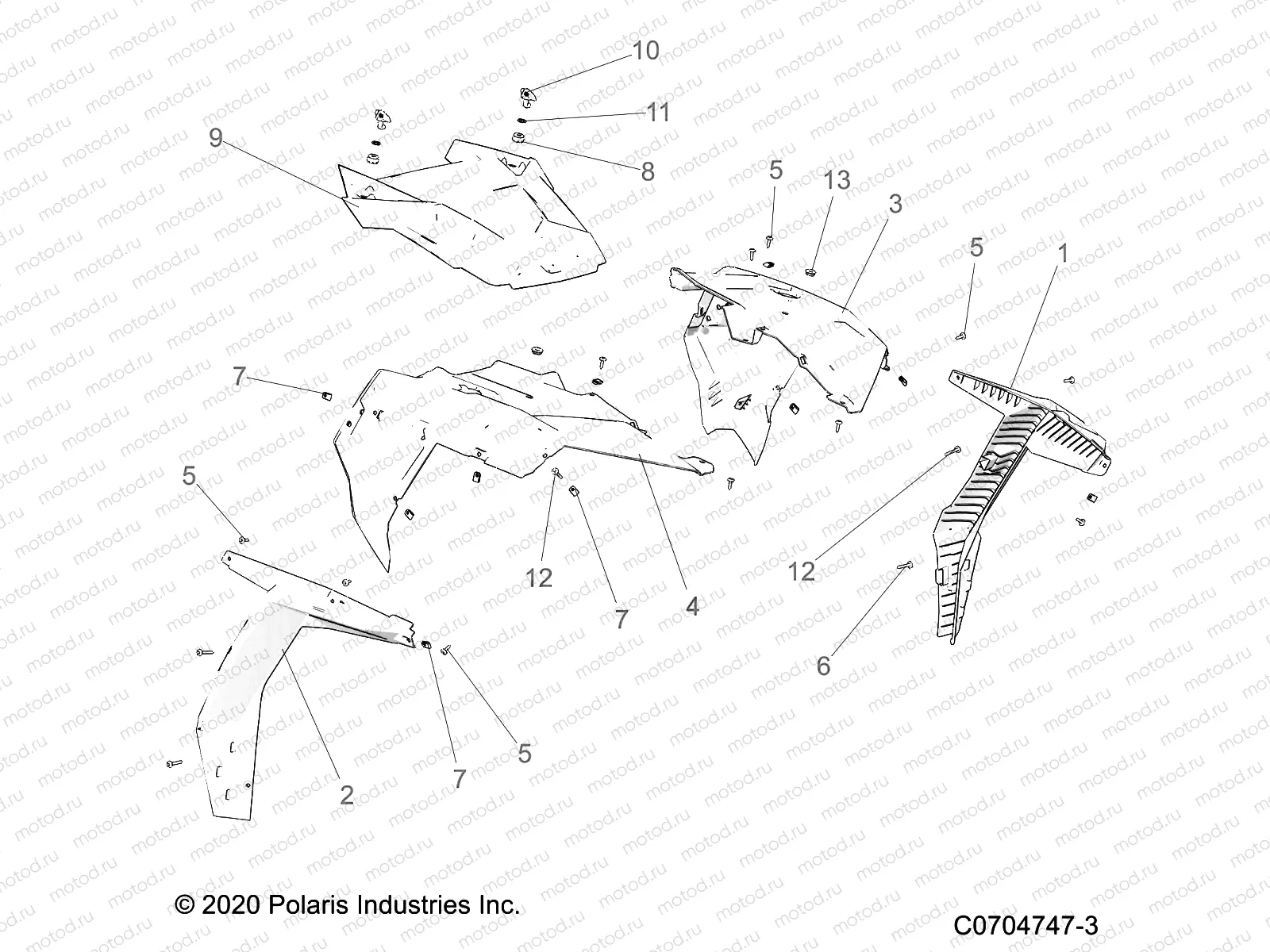 BODY | BODY, HOOD AND FRONT BODY WORK - Z23ASE99F4/S99C4/F4 (C0704747-3)