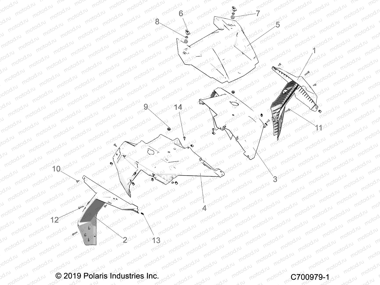 BODY | BODY, HOOD AND FRONT BODY WORK - Z23N4V99AL/BL/AR/BR (C700979-1)