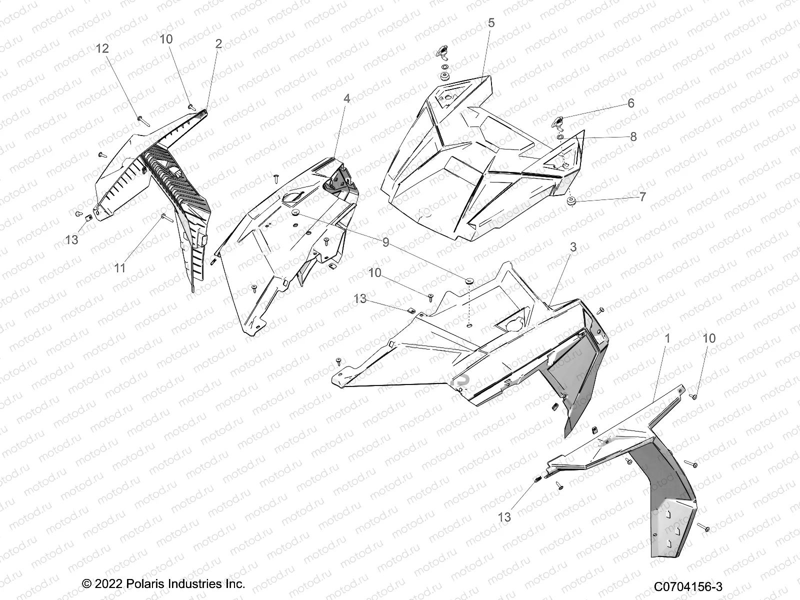 BODY | BODY, HOOD AND FRONT BODY WORK - Z23NAK99A/99B (C0704156-3)