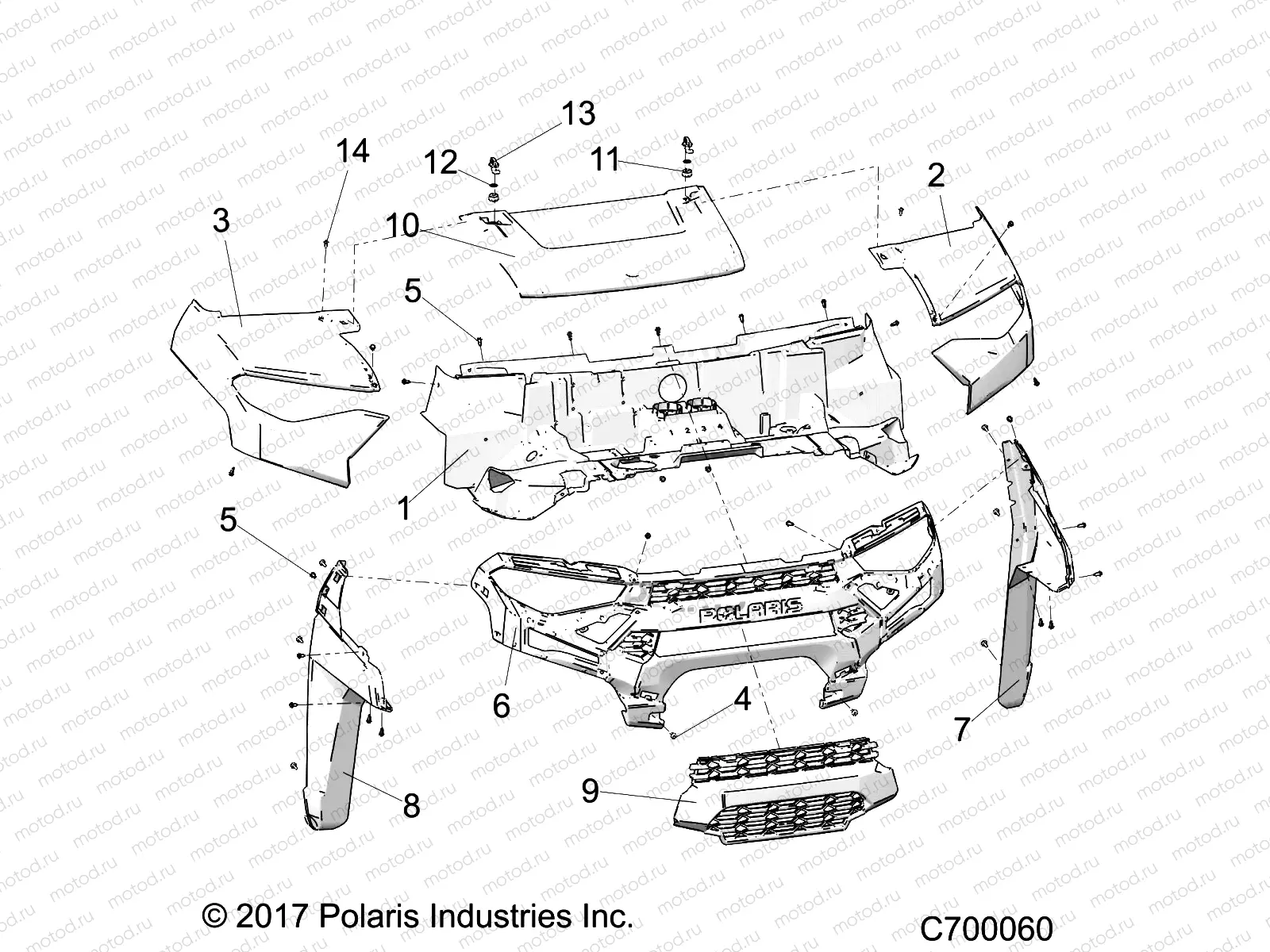 BODY | BODY, HOOD AND FRONT FACIA - R21RSJ99A9/B9 (C700060)