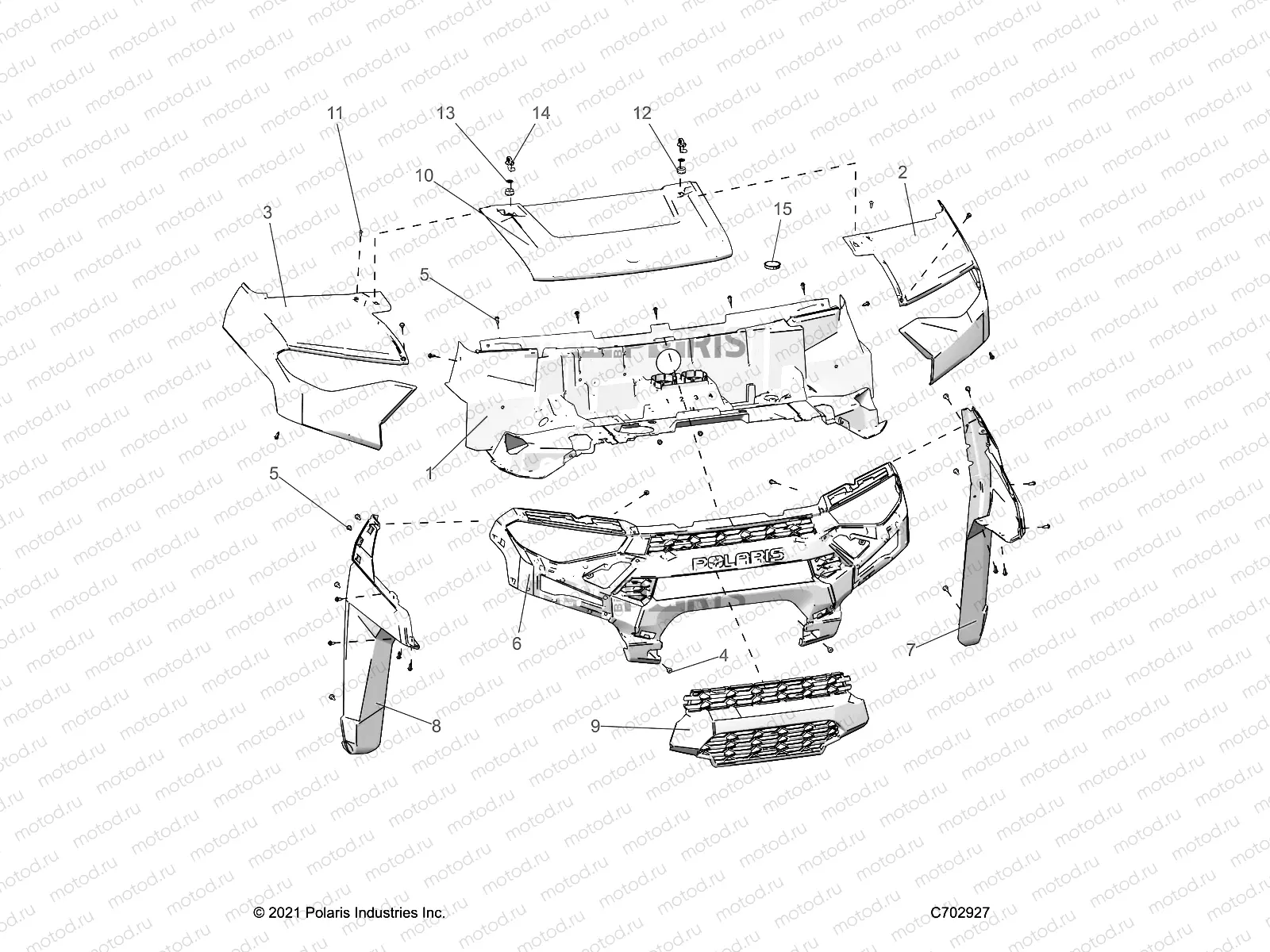 BODY | BODY, HOOD AND FRONT FACIA - R22RSE99NM (C702927)