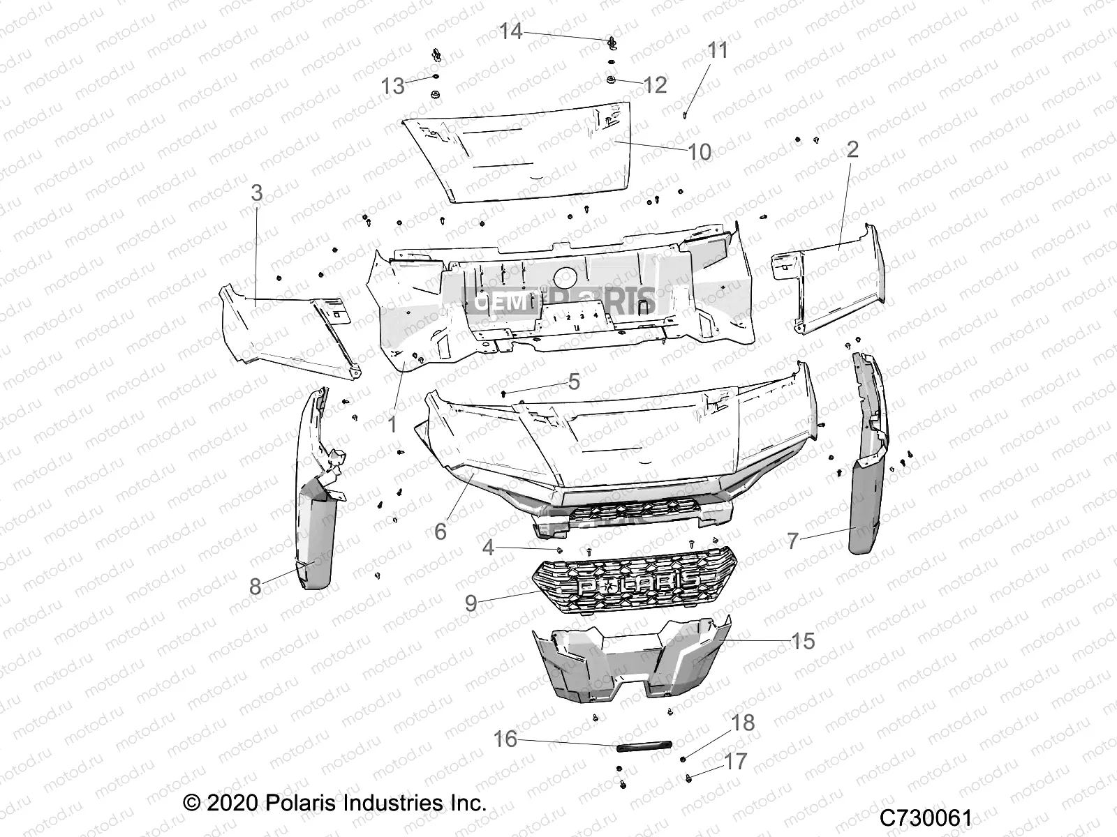 BODY | BODY, HOOD AND FRONT FACIA - R22T6A99A1/B1 (C730061)