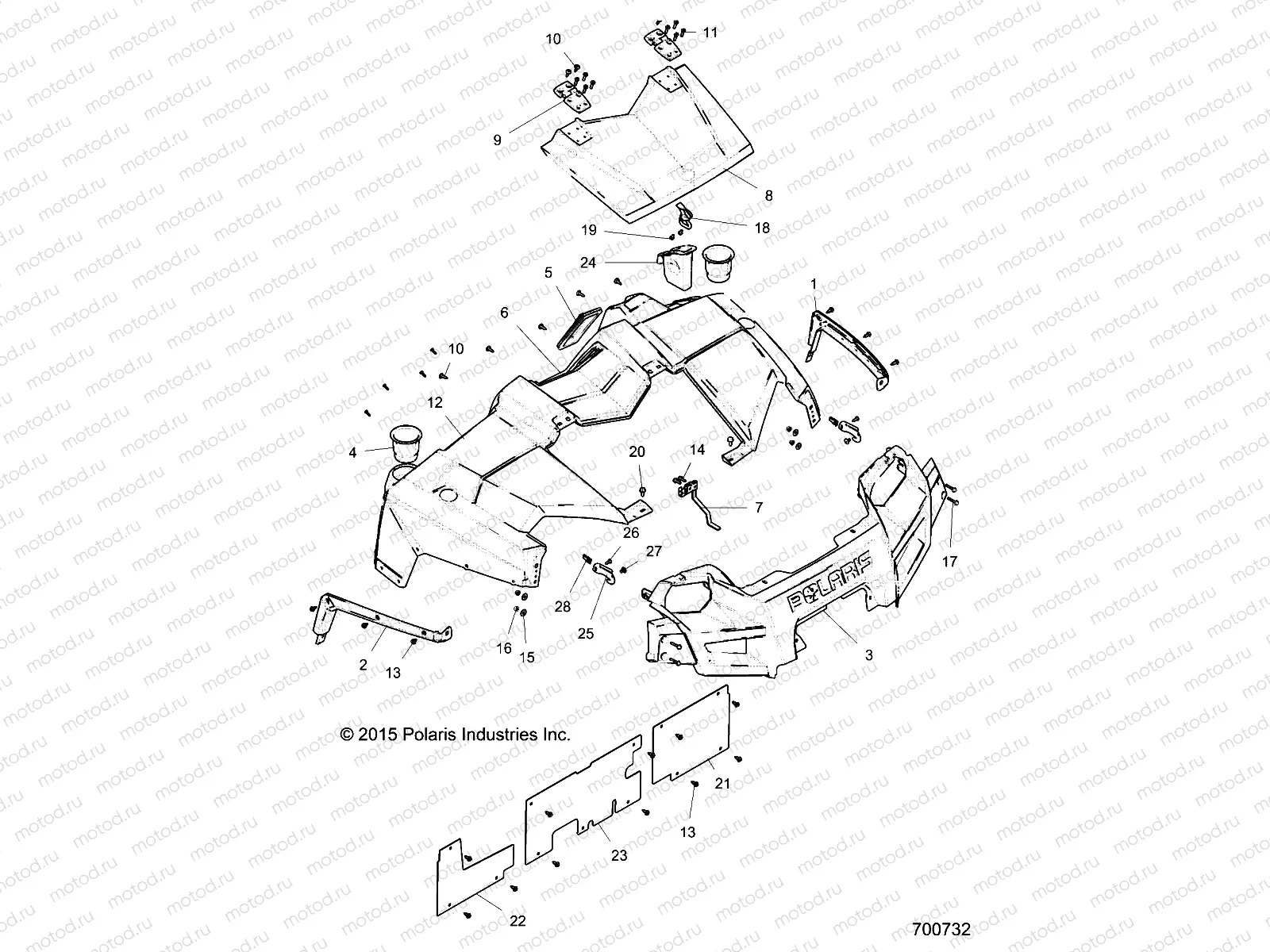 BODY | BODY, HOOD and FRONT FASCIA - R17RDA57A1/B1 (700732)
