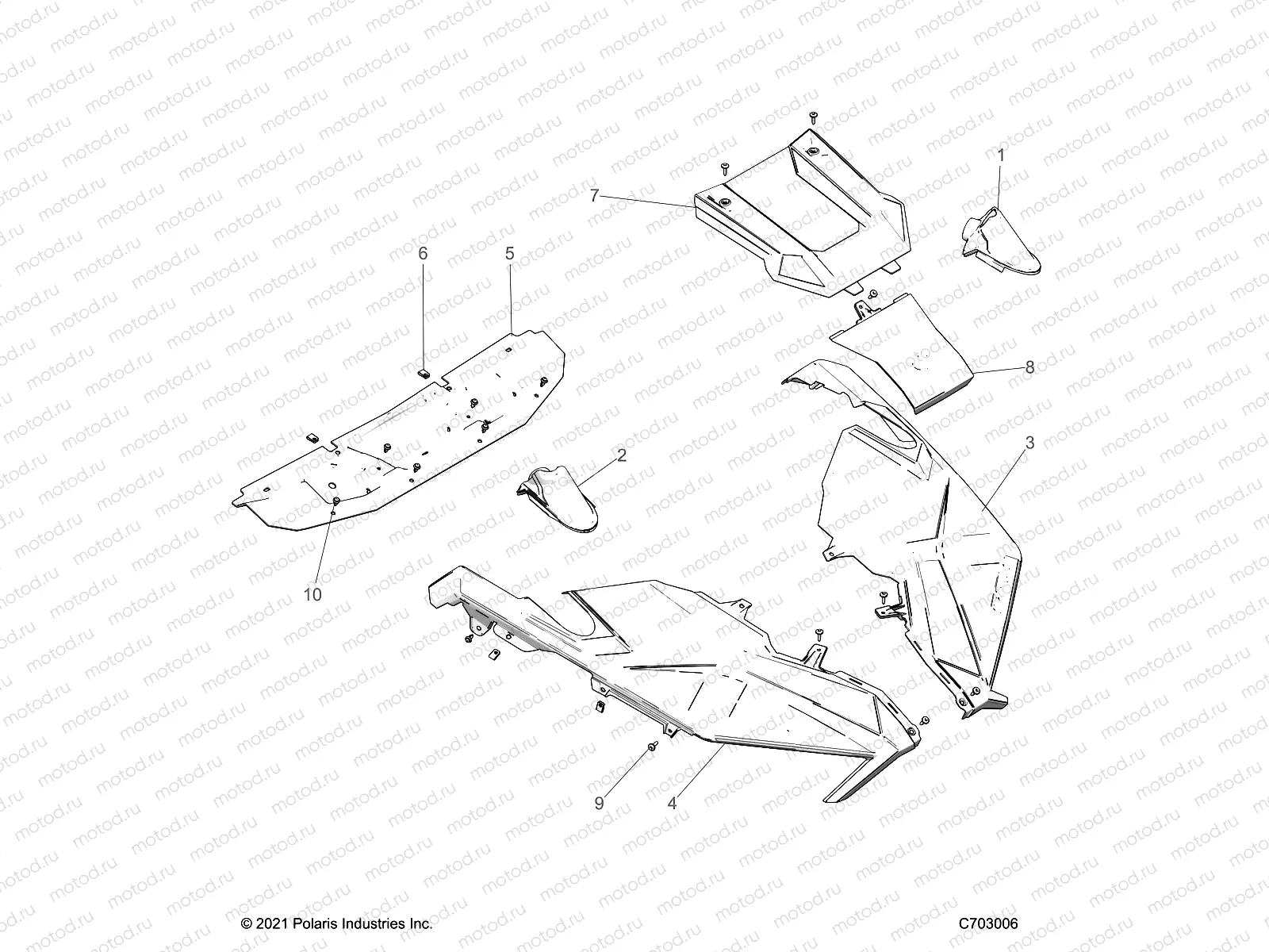 BODY | BODY, HOOD AND FRONT FENDERS - Z23GAD92A/92B (C703006)