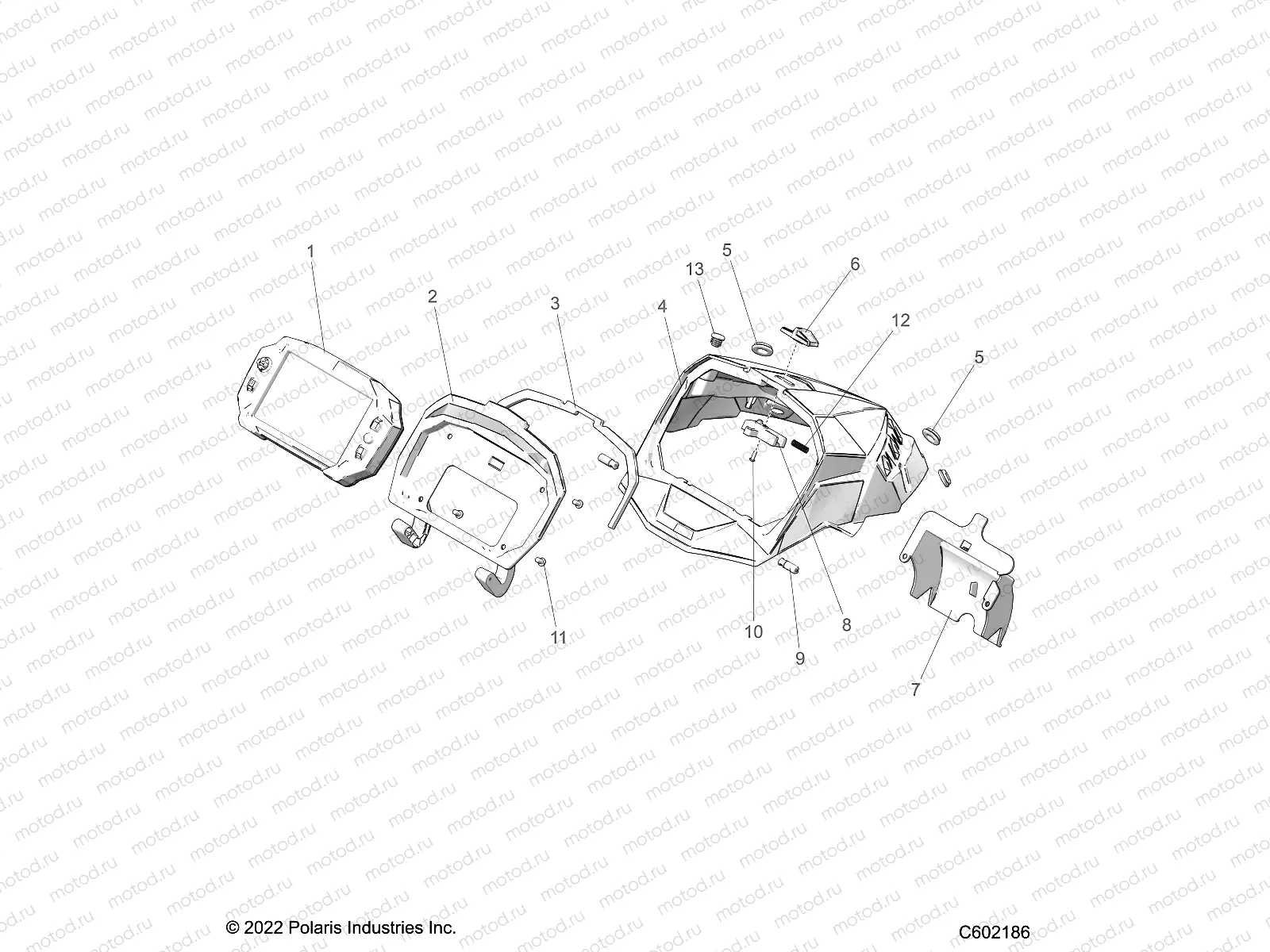 BODY | BODY, HOOD CAP ASM. 7 DISPLAY - S22TKP8RS (C602186)
