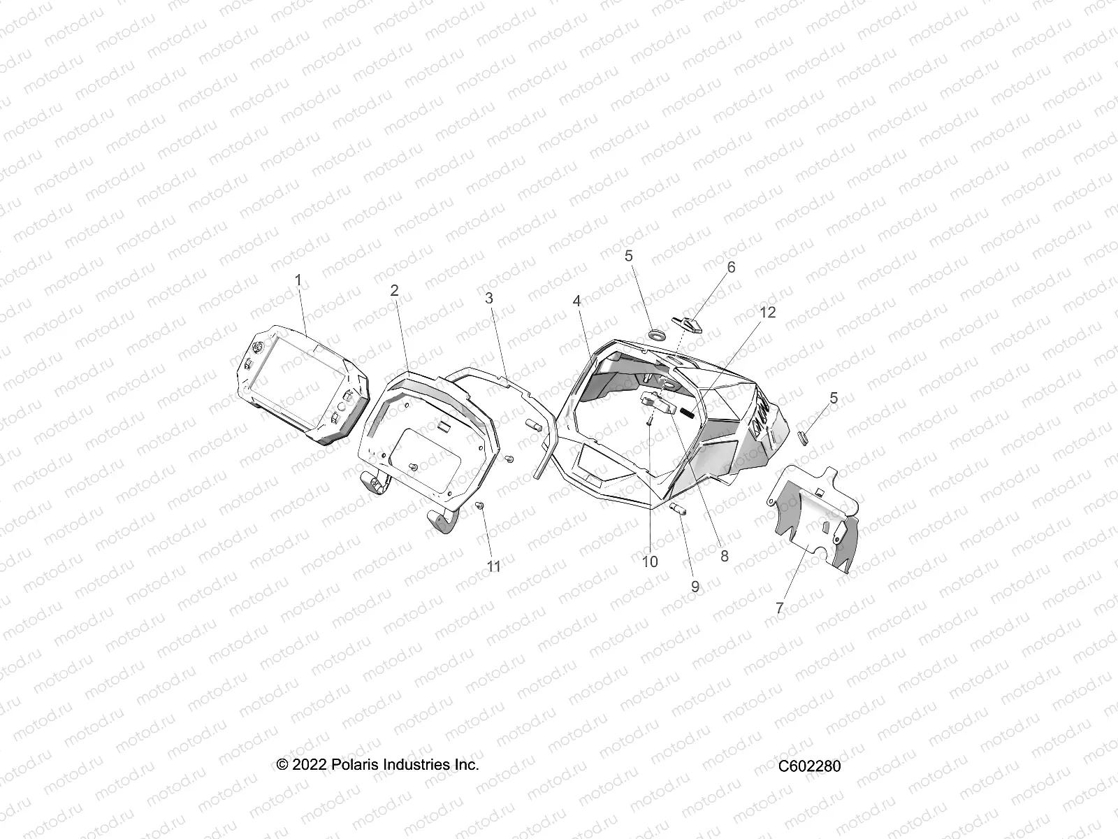 BODY | BODY, HOOD CAP ASM. 7 DISPLAY - S23TLP6RS (C602280)