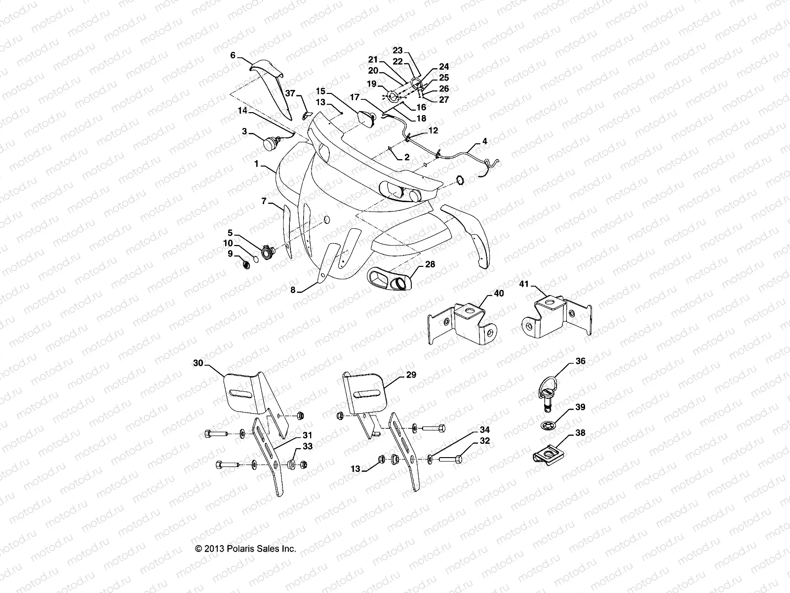 BODY | BODY, HOOD COMPLETE - L14G2/4/6 ALL OPTIONS (49GEMBODY14HOOD)