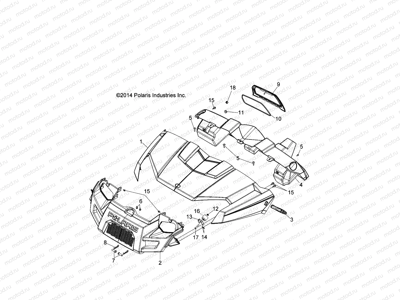 BODY | BODY, HOOD, DASH and GRILL - L16U2NAGFA/MA