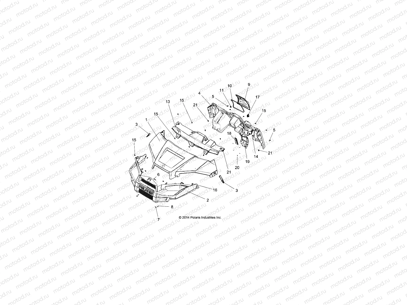 BODY | BODY, HOOD, DASH and GRILL - R15RMA32AA/AJ (49RGRHOOD15325)