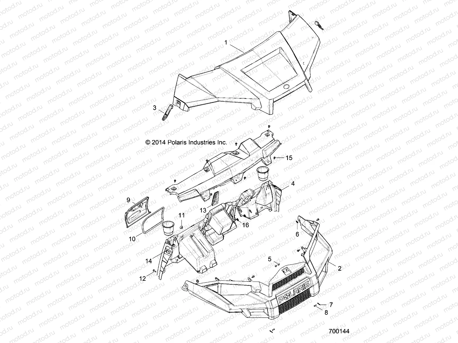 BODY | BODY, HOOD, DASH and GRILL - R15RMA57FA (700144)