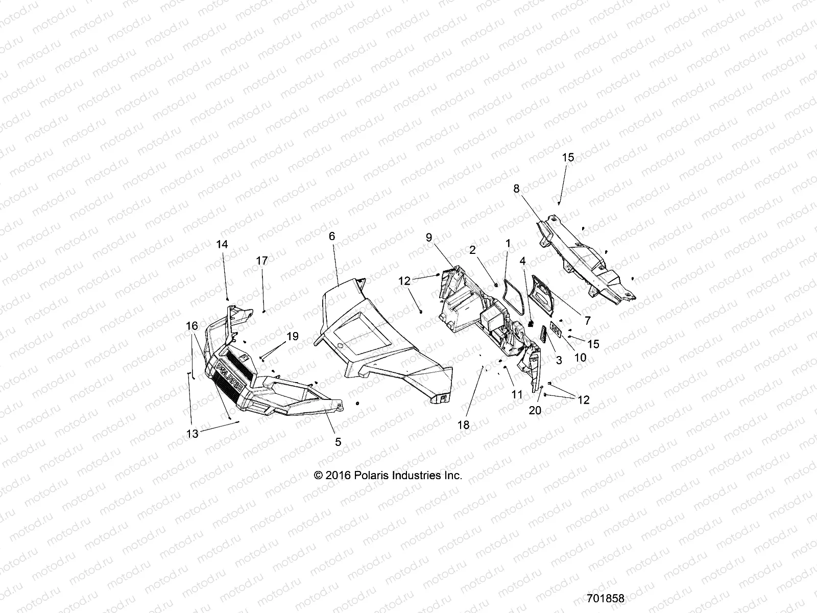 BODY | BODY, HOOD, DASH and GRILL - R21MAAE4F4/F9 (701858)