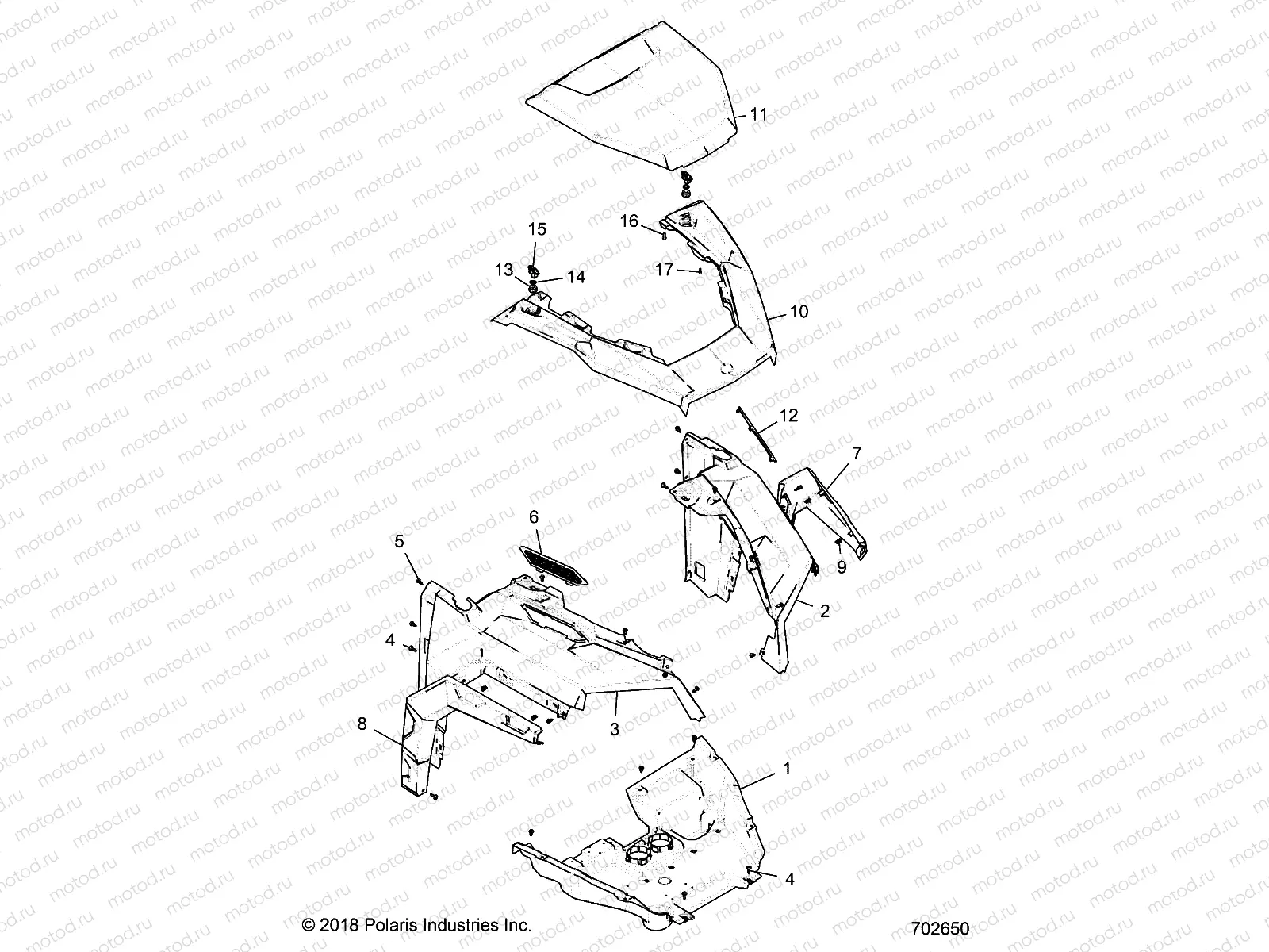 BODY | BODY, HOOD - G20G4D99AS/BS (702650)