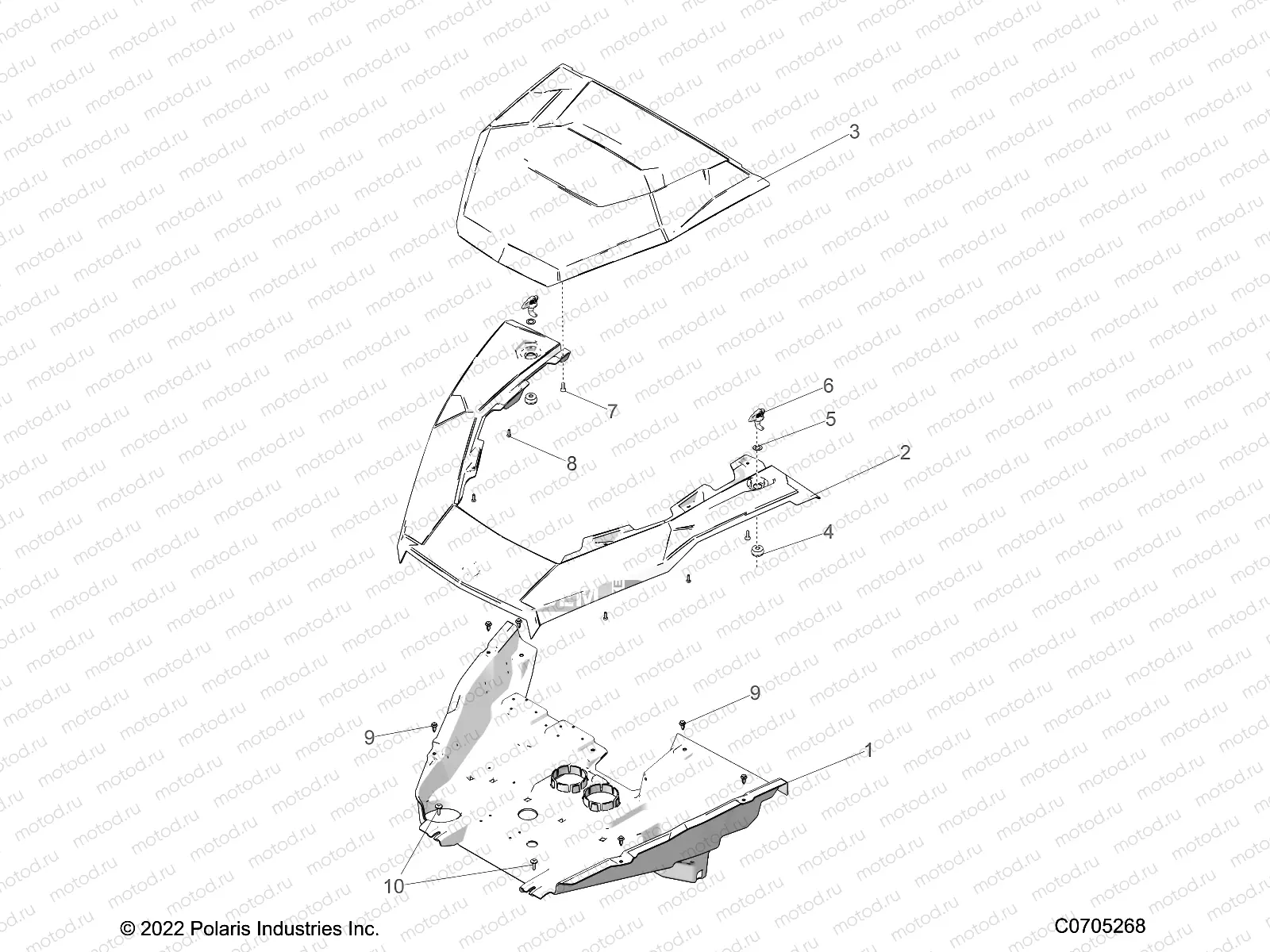 BODY | BODY, HOOD - G23GXP99A/99B (C0705268)
