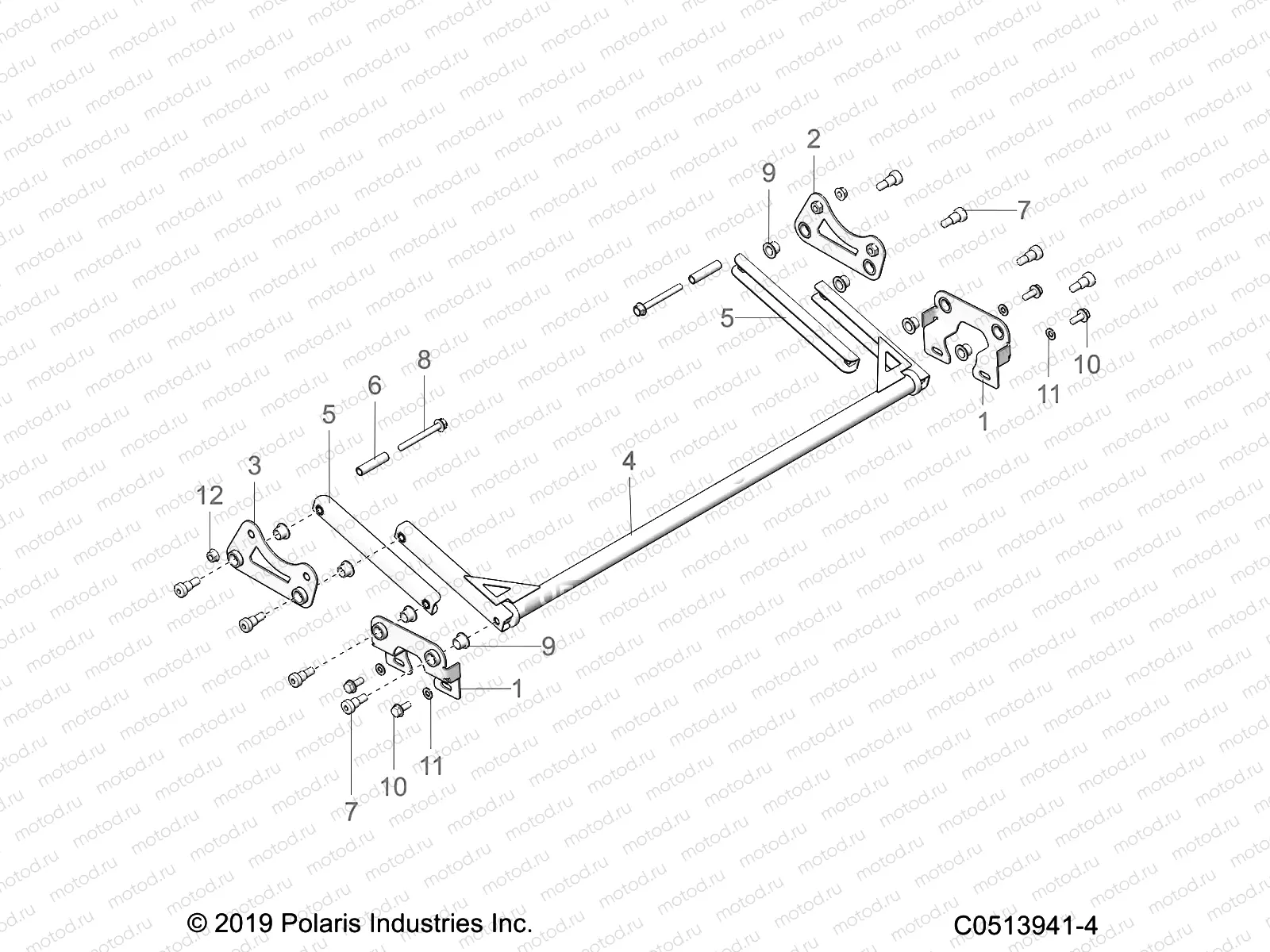 BODY | BODY, HOOD HINGE ASM. - T20AAGHD ALL OPTIONS (C0513941-4)