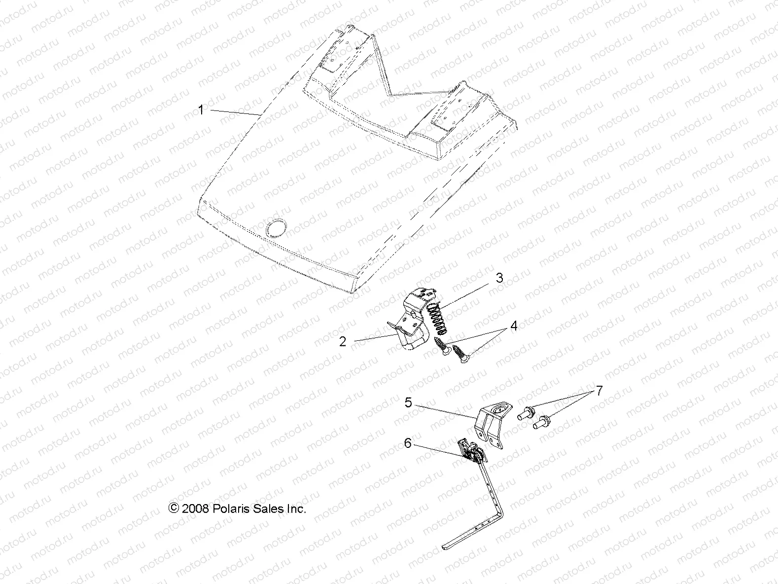 BODY | BODY, HOOD LATCH - R09HH68/HY68 ALL OPTIONS (49RGRLATCH097004X4)