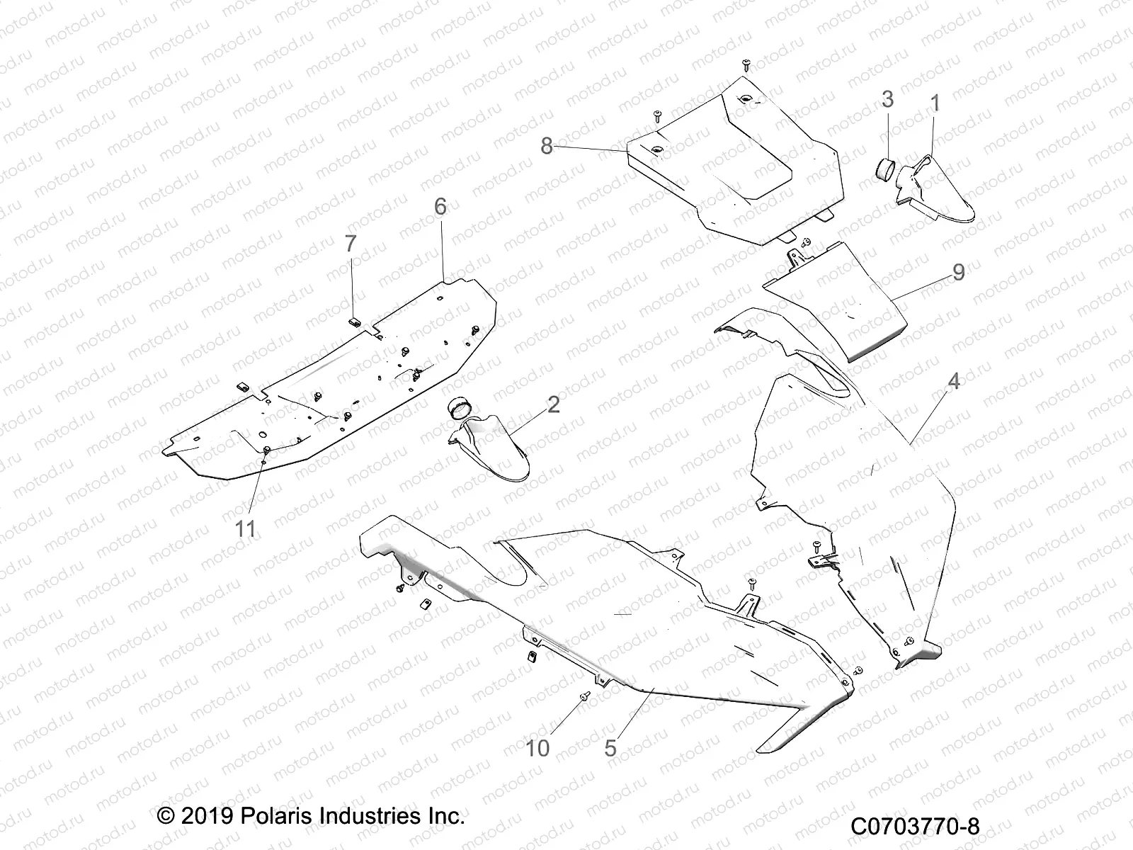 BODY | BODY, HOOD NON RC- Z22MAZ92AS/BS (C0703770-8)