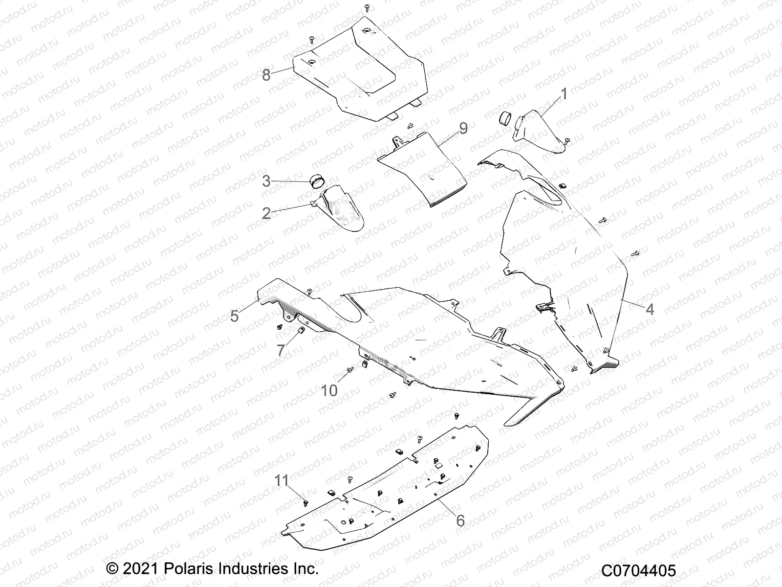 BODY | BODY, HOOD - Z21R4E92AG/AS/BG/BS (C0704405)