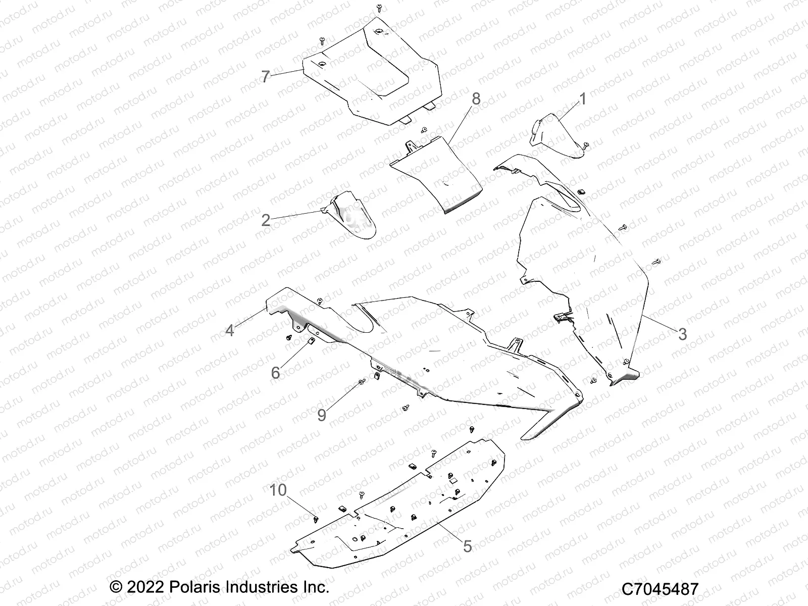BODY | BODY, HOOD - Z22M4C92AS/BS (C7045487)