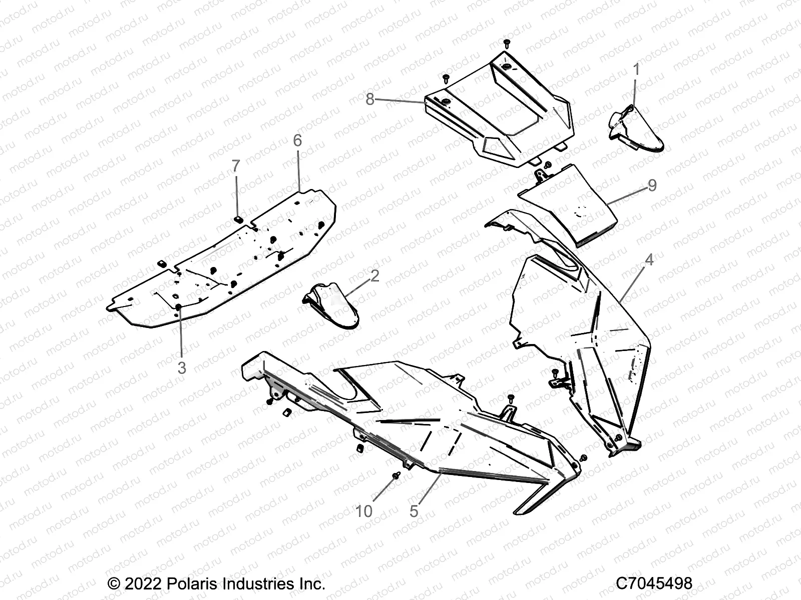 BODY | BODY, HOOD - Z23RAD92AK/BK/AS/BS (C7045498)