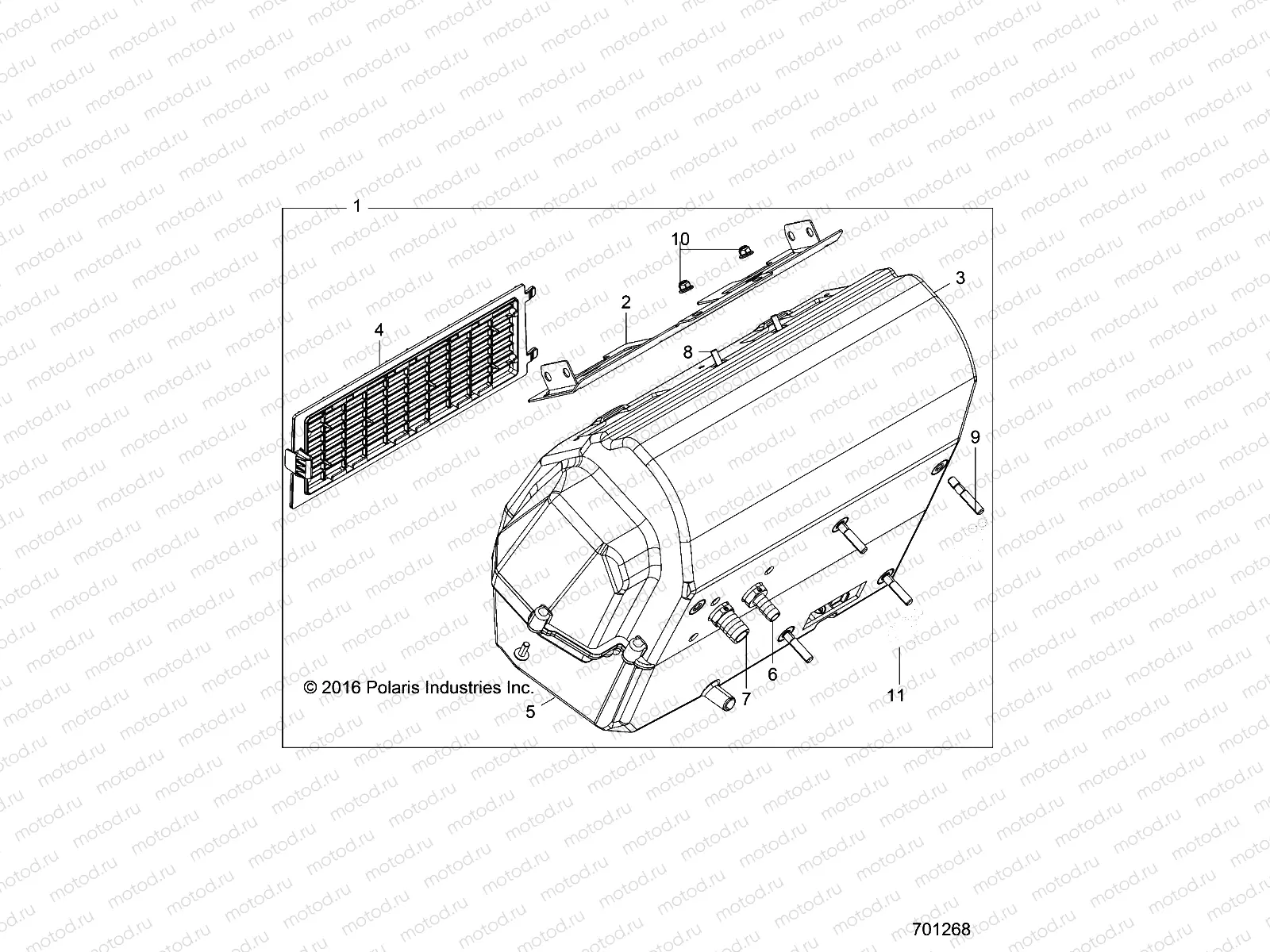 BODY | BODY, HVAC ASSEMBLY - R19RSU99/A/B (701268)