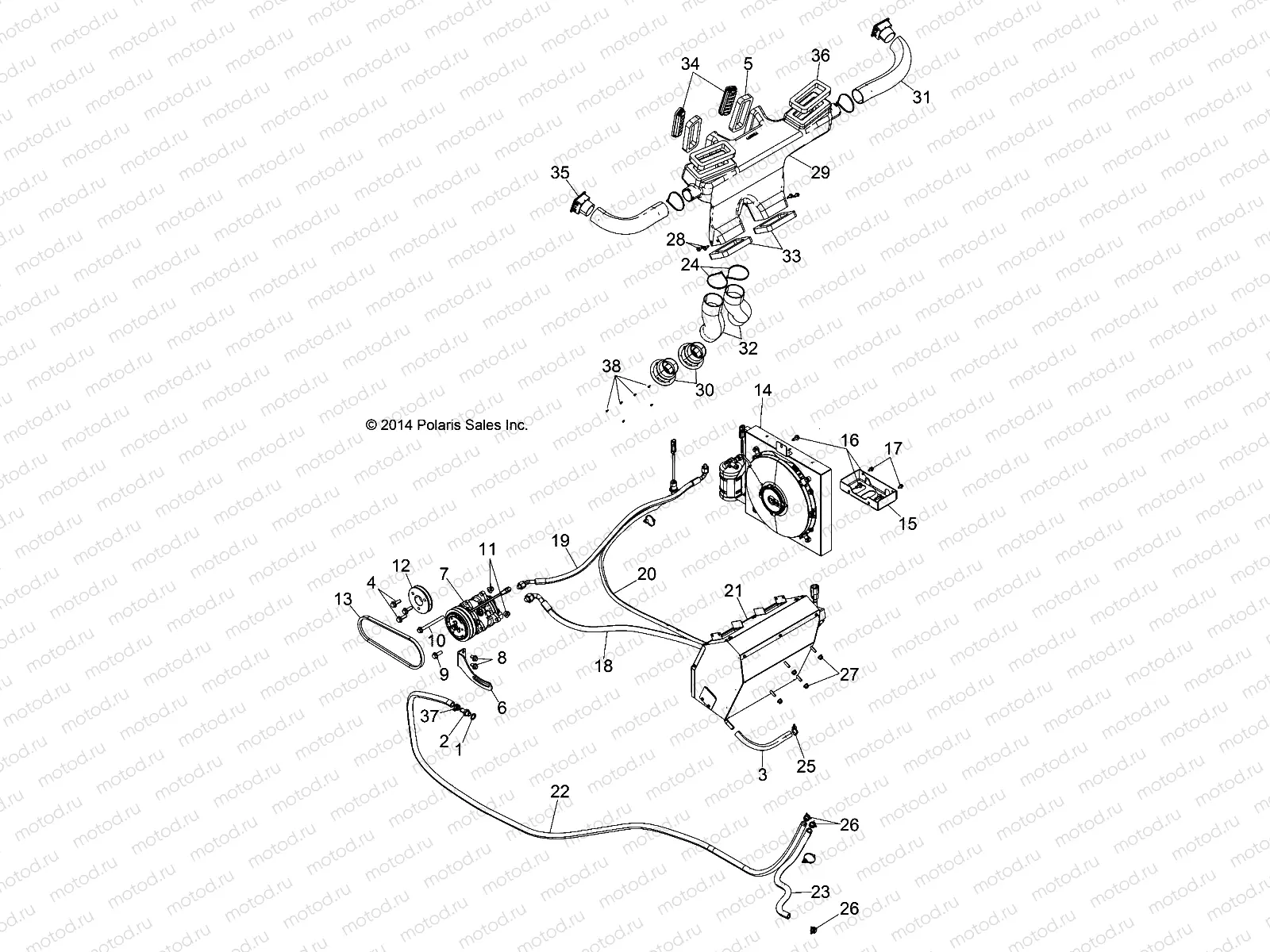 BODY | BODY, HVAC - D152DPD1AJ/2M (49BRUTUSHVAC15)