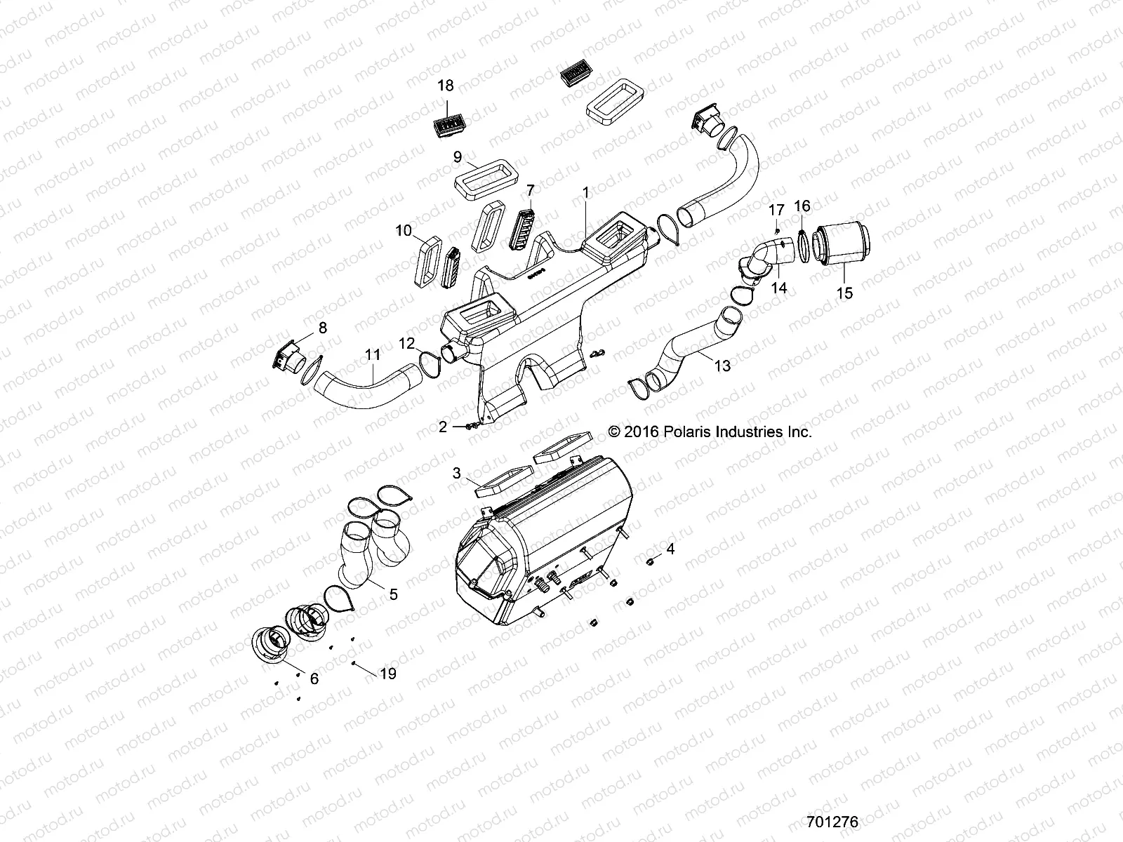 BODY | BODY, HVAC DUCTING - R17RVU99AV/BV (701276)
